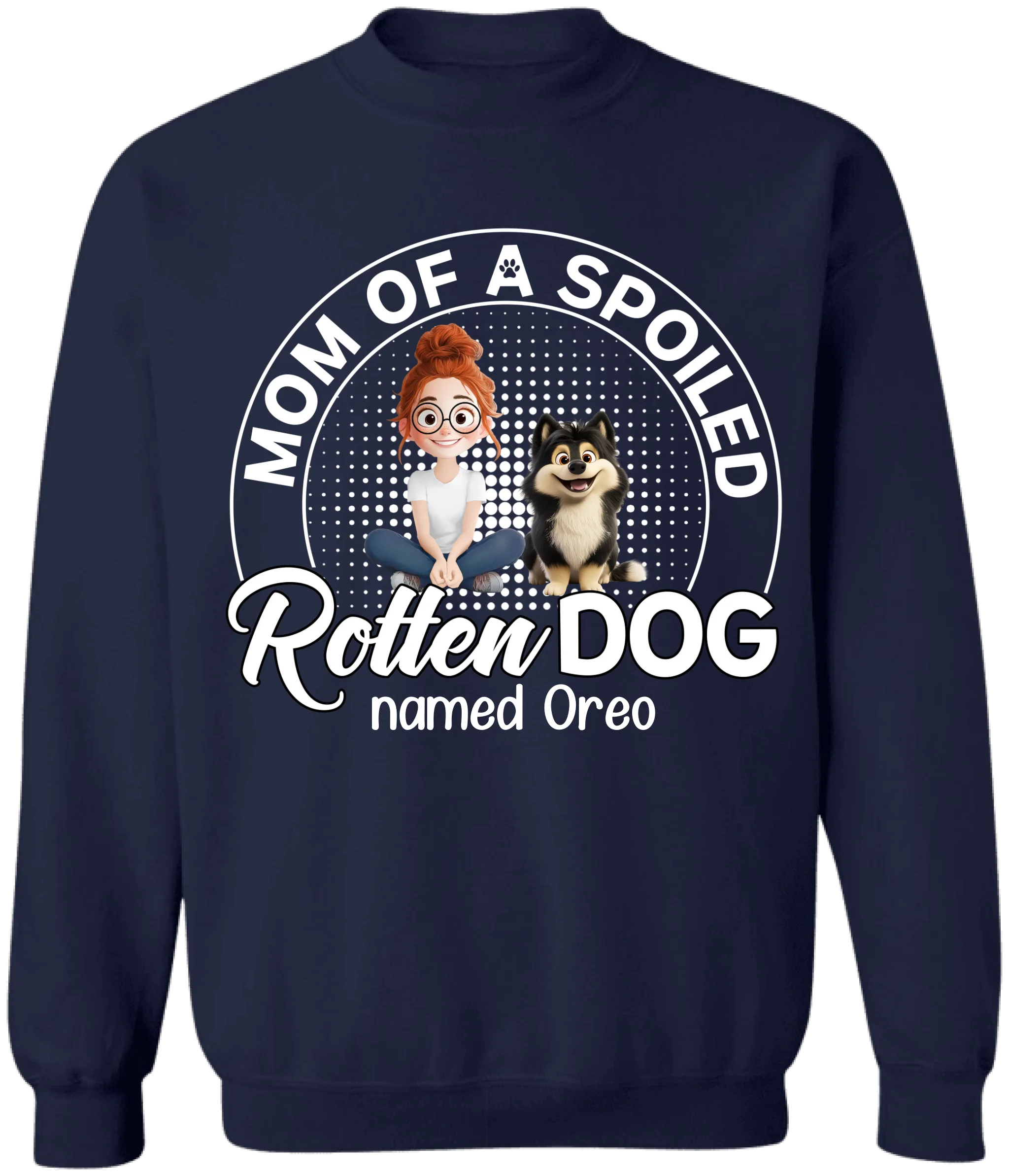 Mom/Dad Of Spoiled Rotten Dog - Personalized T-Shirt, Gift For Dog Lovers, Mother’s Day Gift, Father’s Day Gift For Dog Lovers