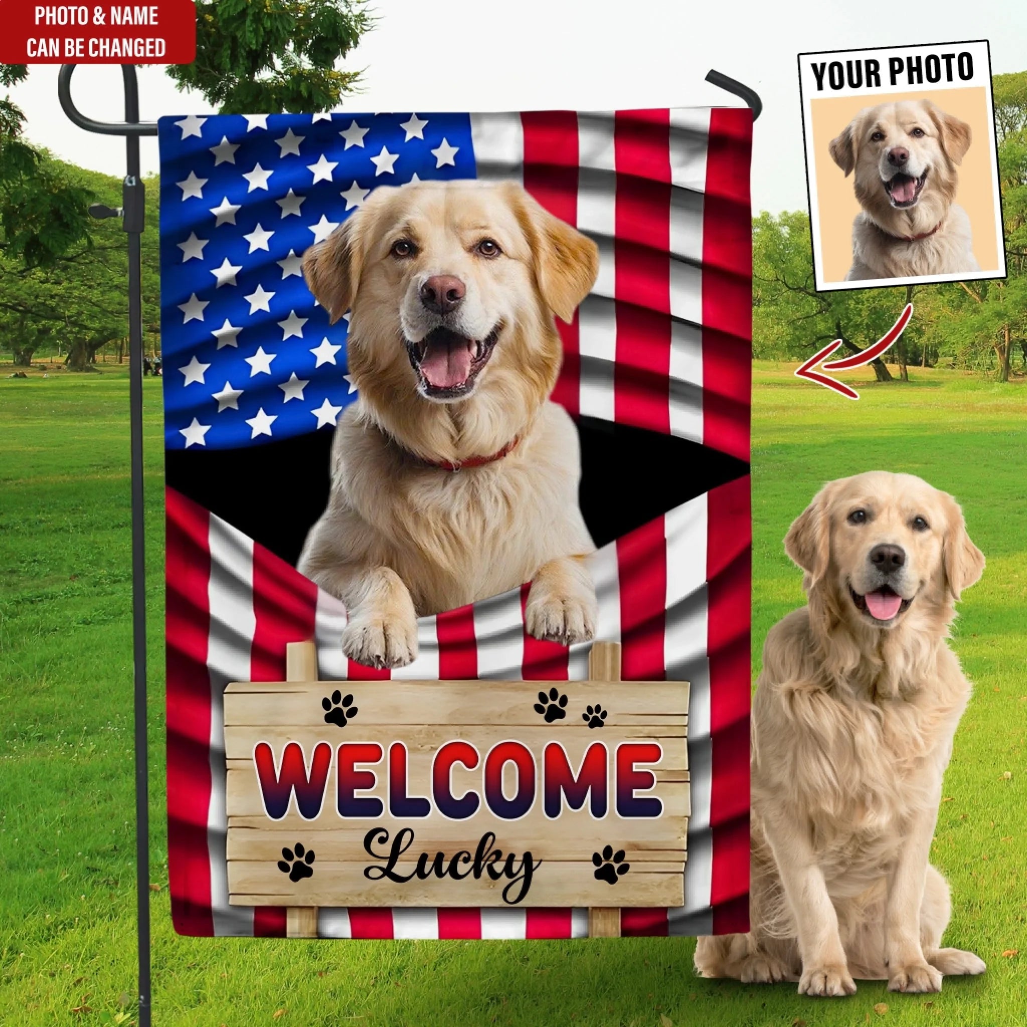 Welcome Dog American mk ads,