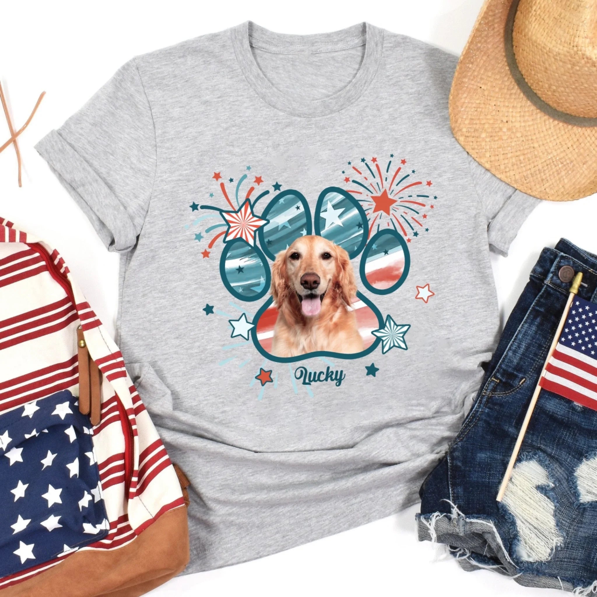 Cute Dog 4th Of July mk 4