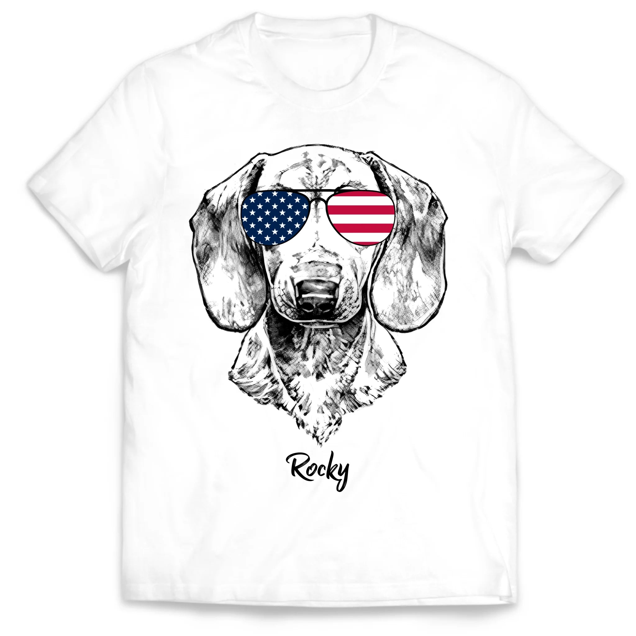 Custom Dog Funny 4th of July - Personalized T-Shirt, Independence Day Gift for Dog Lovers, Dog Owner Gift