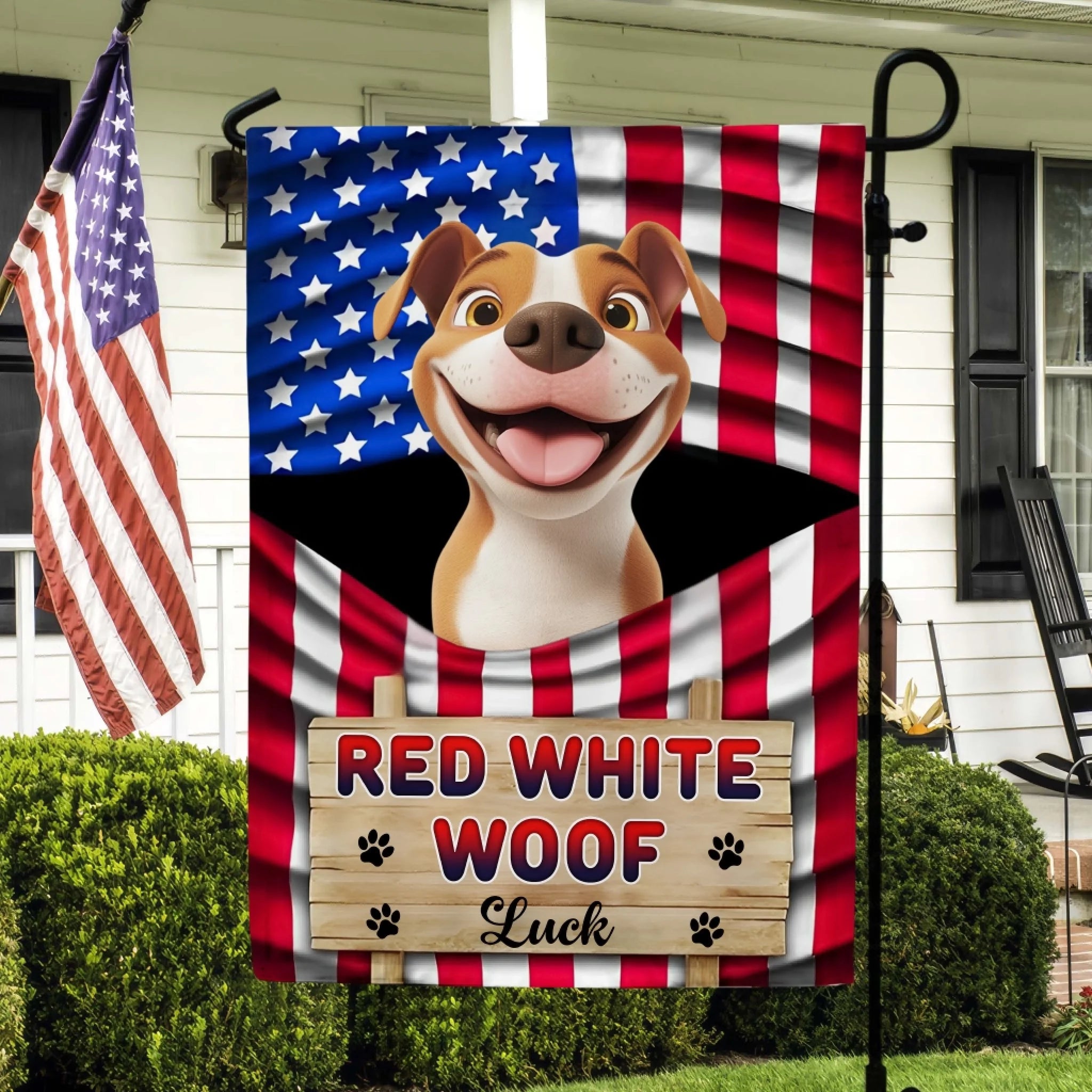 Welcome Dog 4th Of July  mk 2