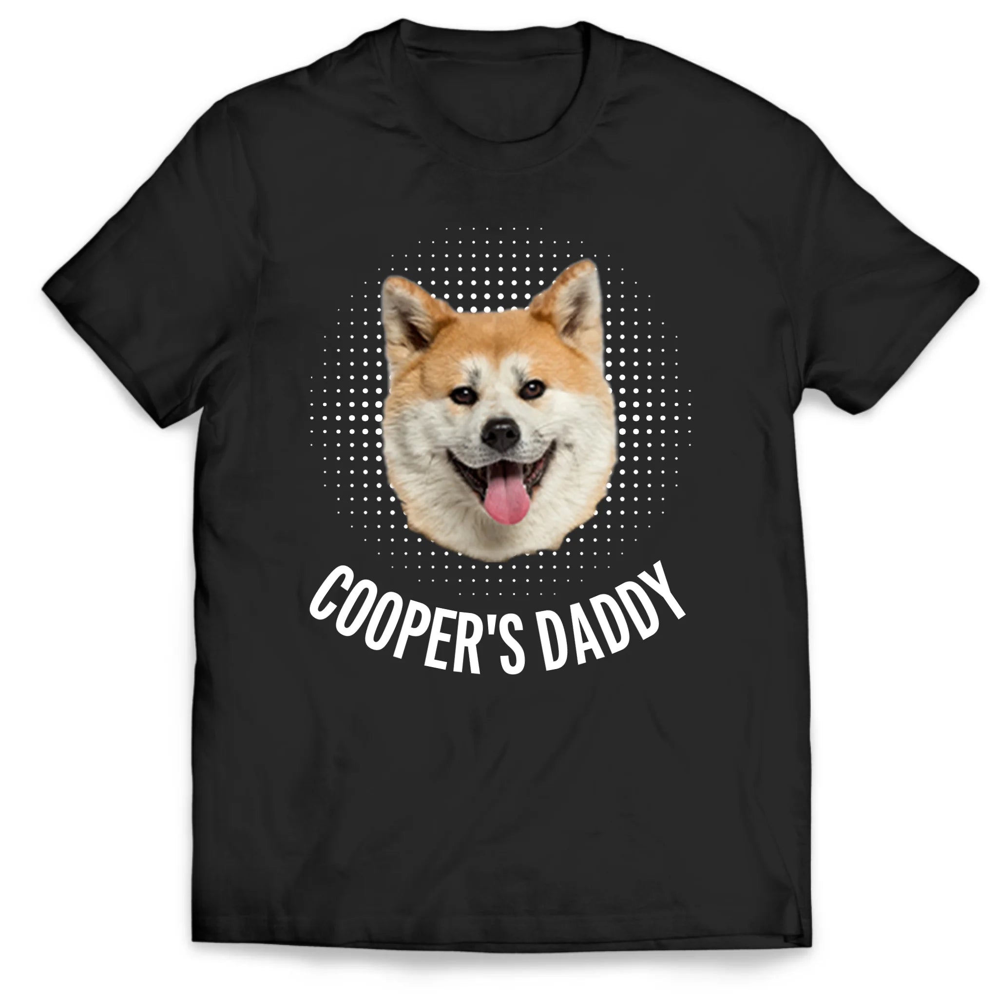 Custom Pet Portrait Photo - Personalized T-Shirt, Gift For Pet Owners, Dog Mom/Dog Dad