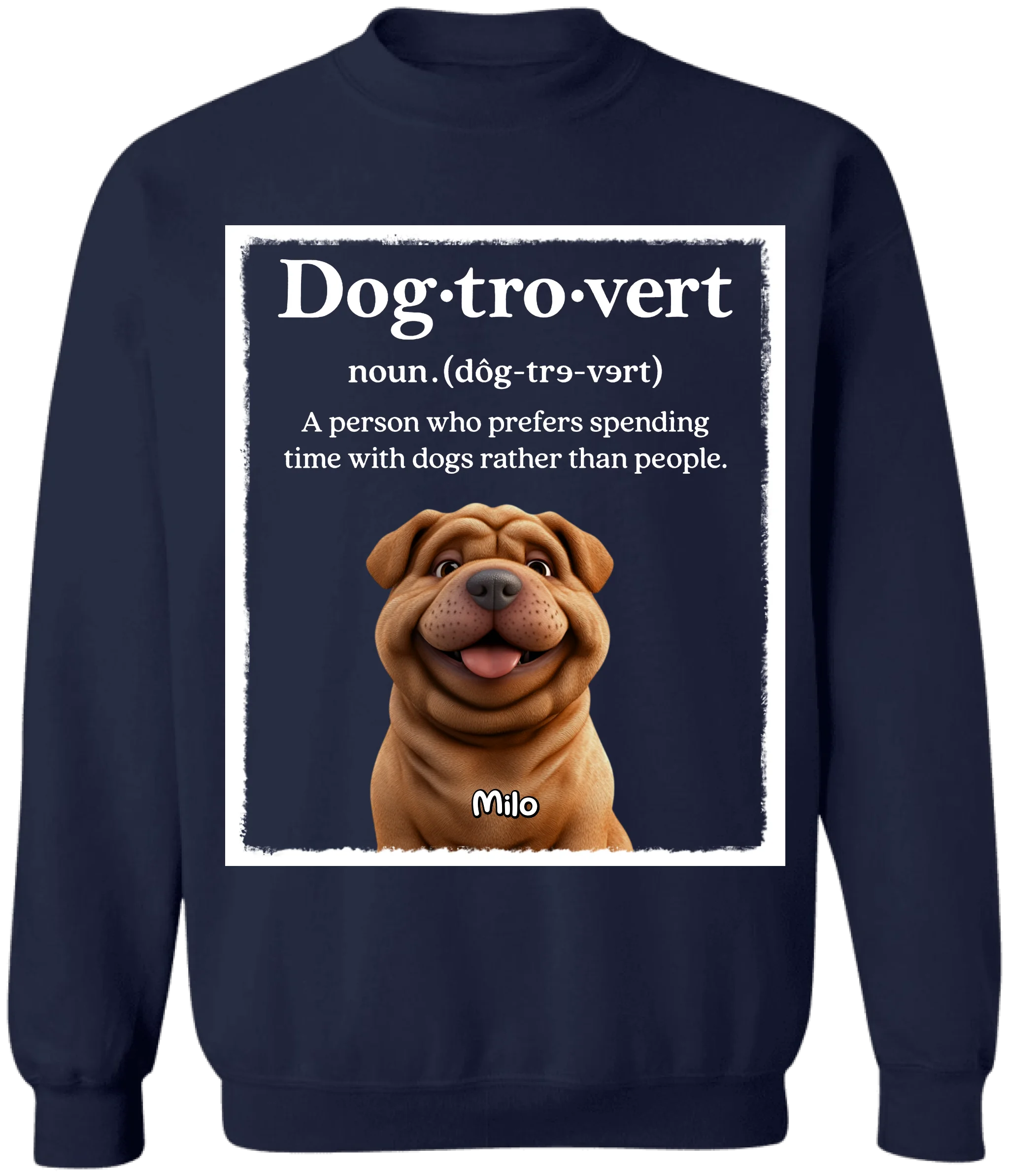 Dog-tro-vert - Personalized T-Shirt, Gift For Dog Lovers