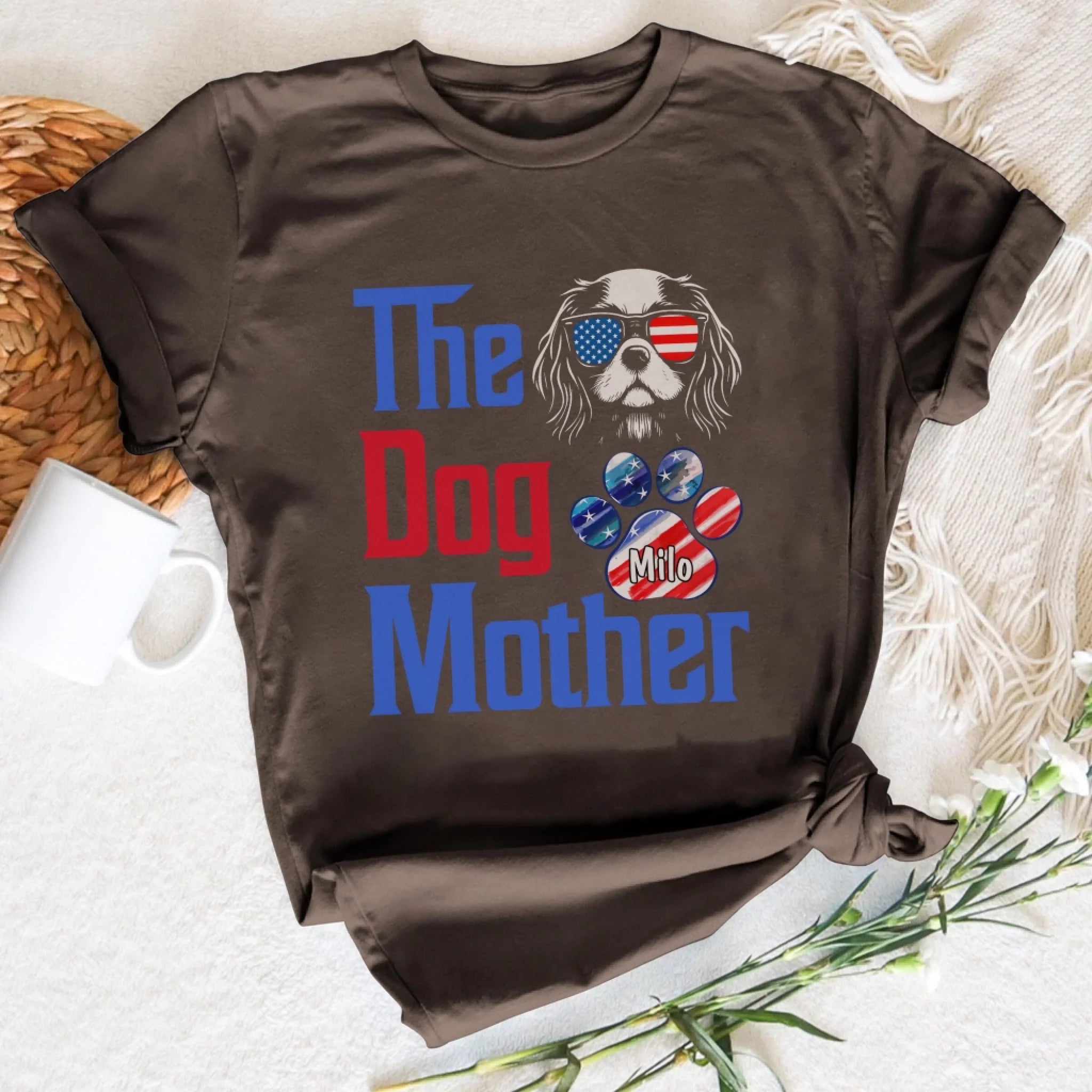The Dog Mother 4th of July US Flag Star mk 1