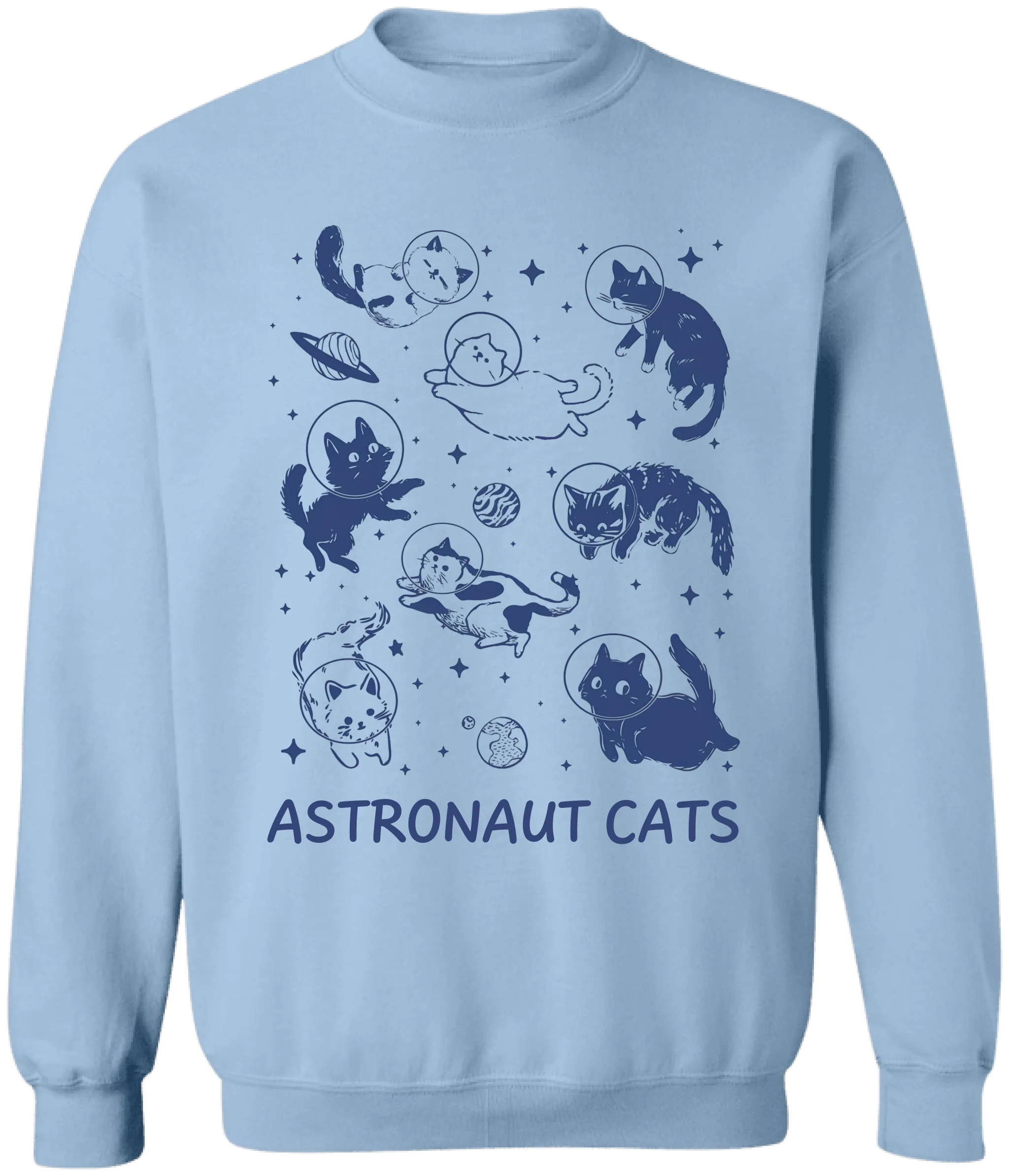Astronaut Cat - Personalized T-Shirt, Cat In Space, Cat Lover Gift