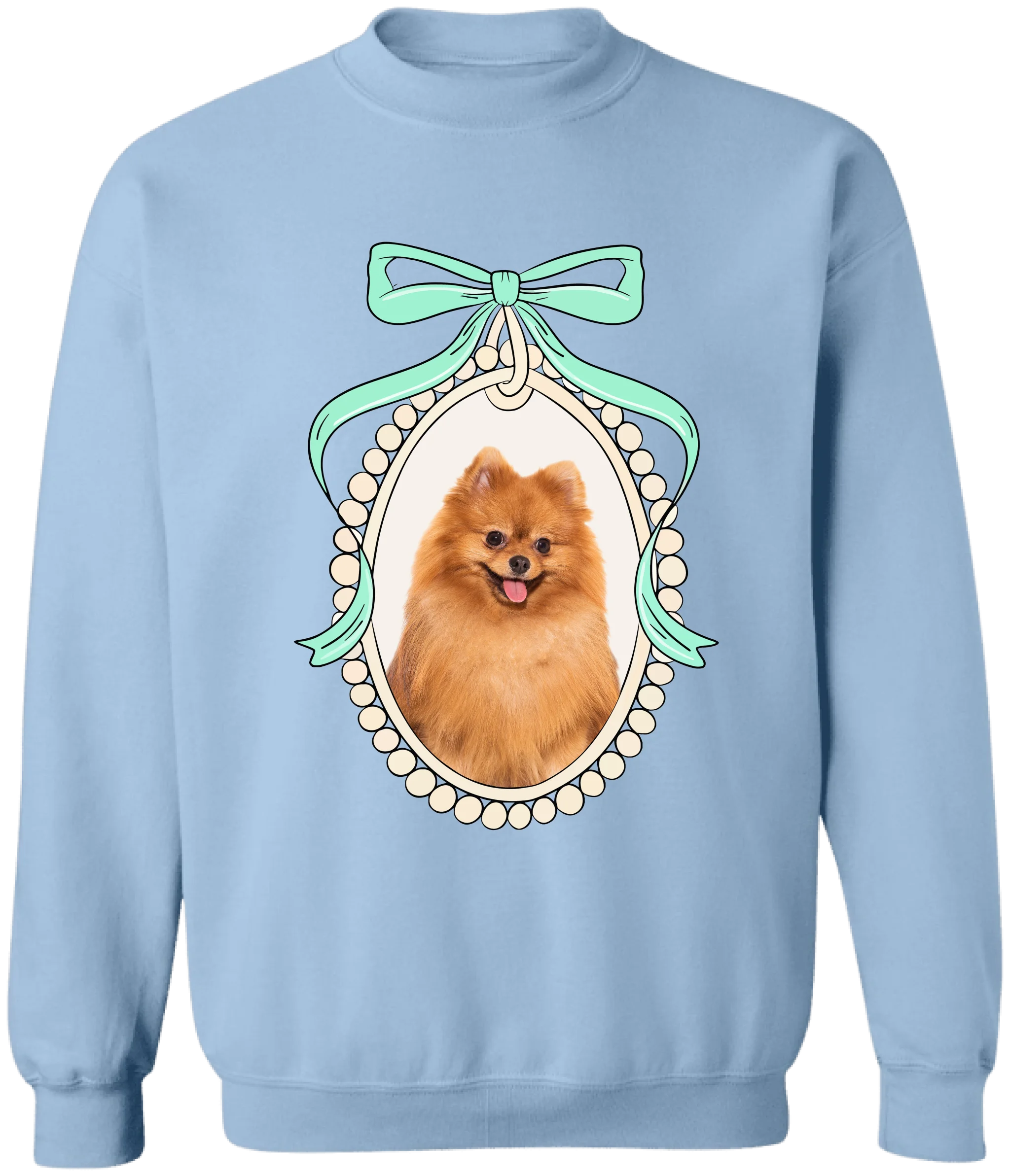 Retro Coquette Custom Pet Portrait - Personalized T-Shirt, Princess Inspired, Dog Mom Gift