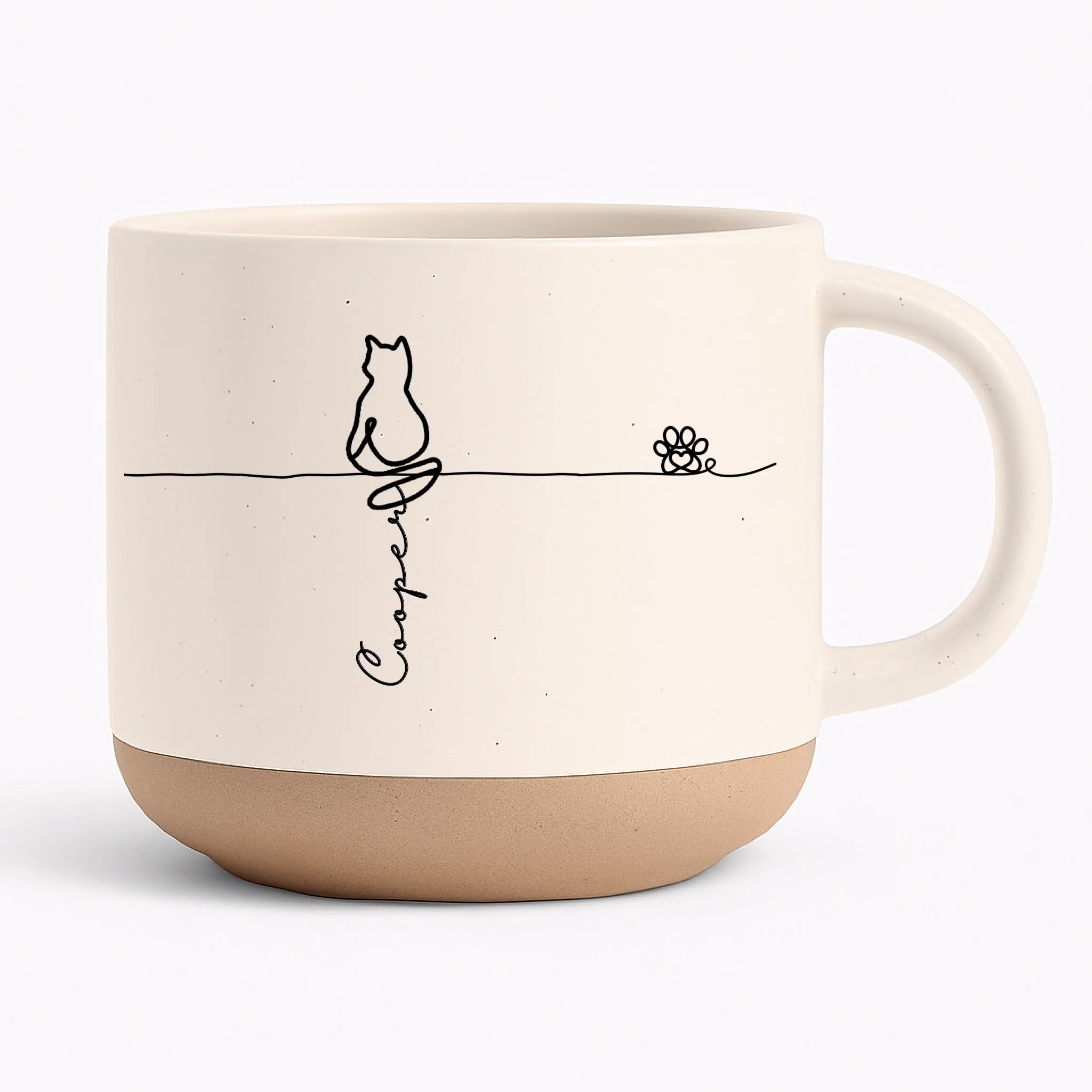 Pottery Mug - white
