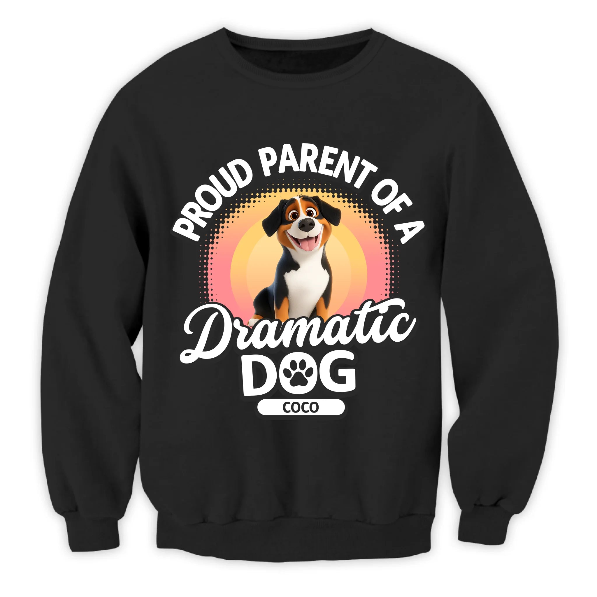Proud Parent Of Dramatic Dogs - Personalized T-Shirt, Gift For Dog Lover, Cute Shirt For Dog Owner