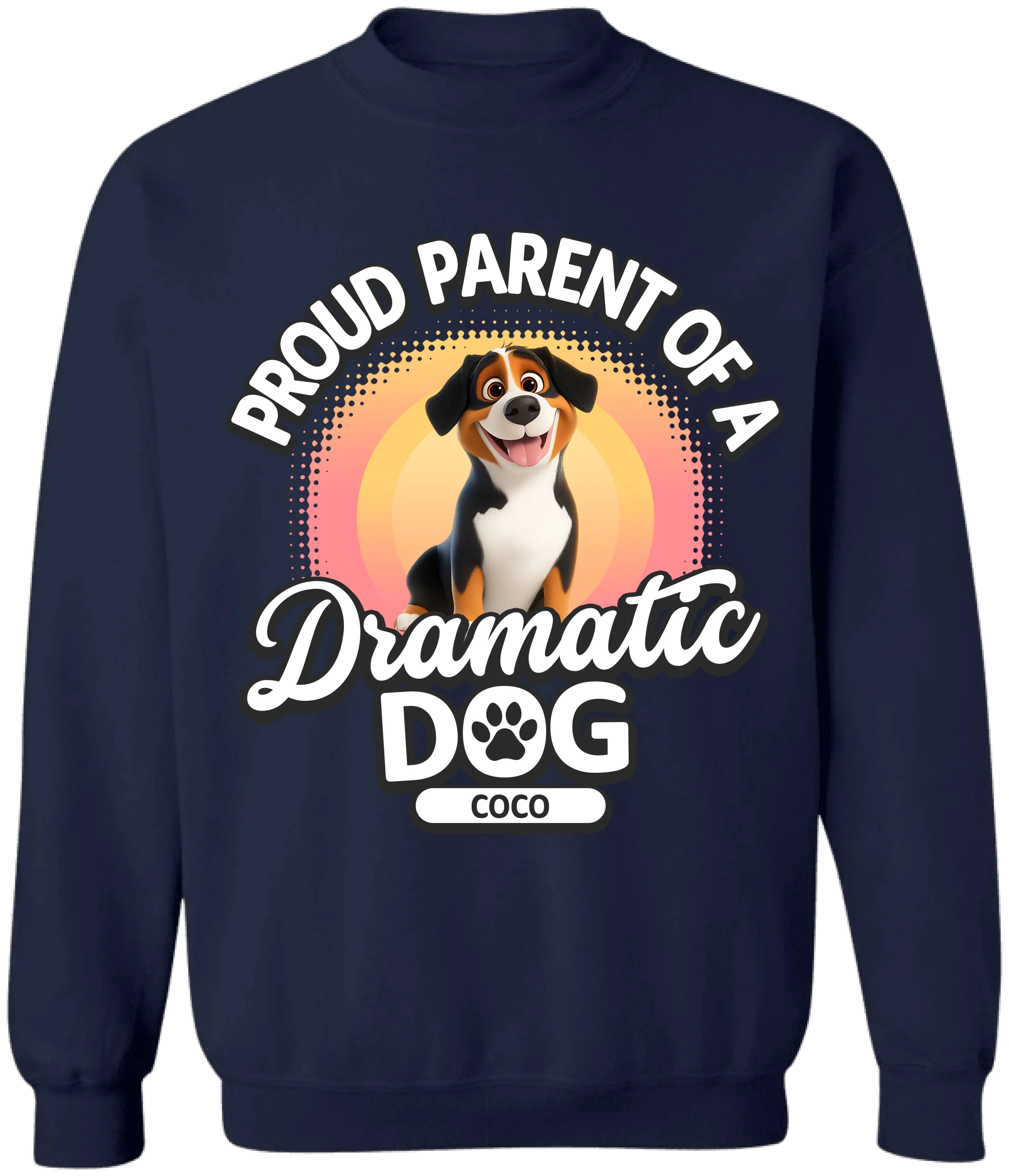 Proud Parent Of Dramatic Dogs - Personalized T-Shirt, Gift For Dog Lover, Cute Shirt For Dog Owner