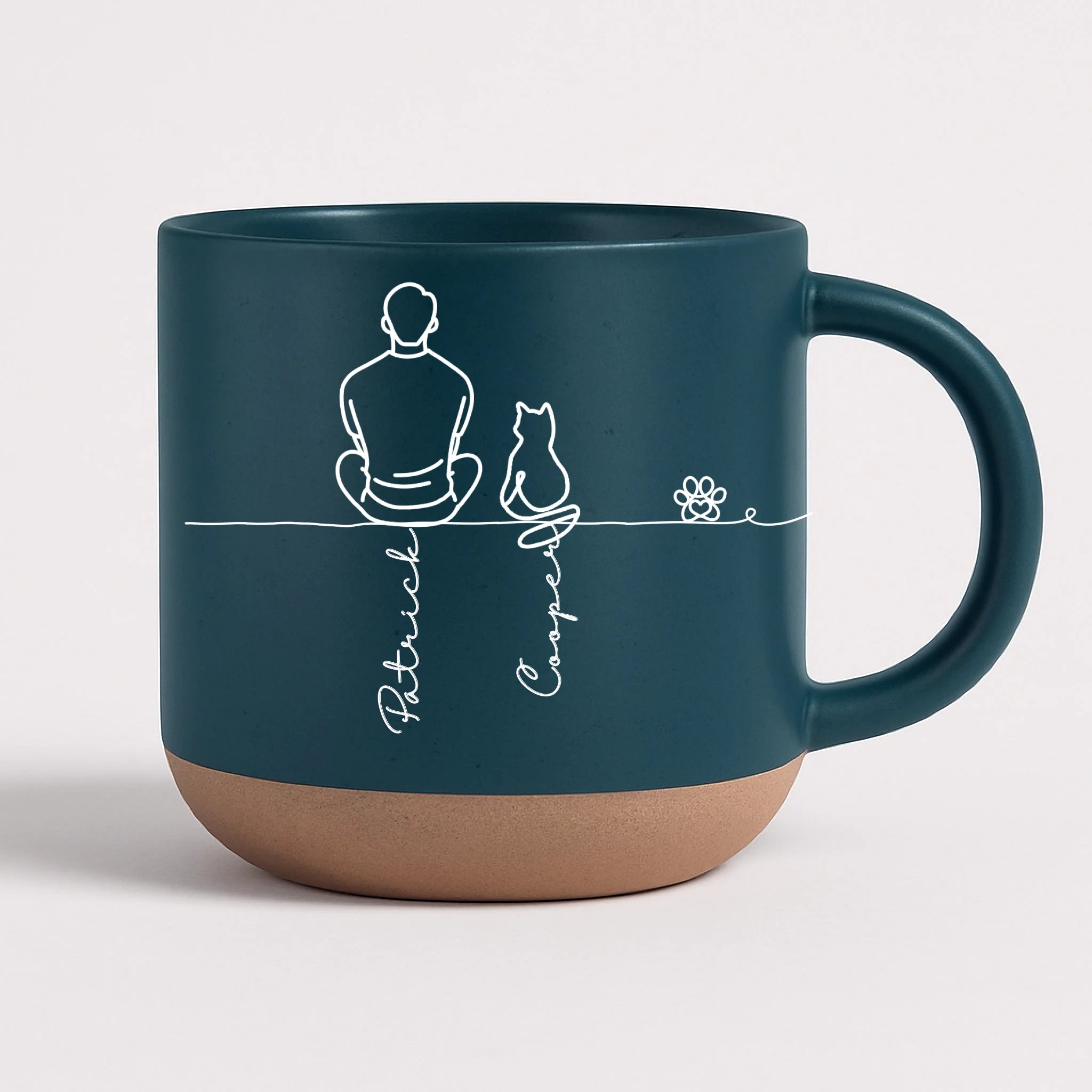 Pottery Mug - navy