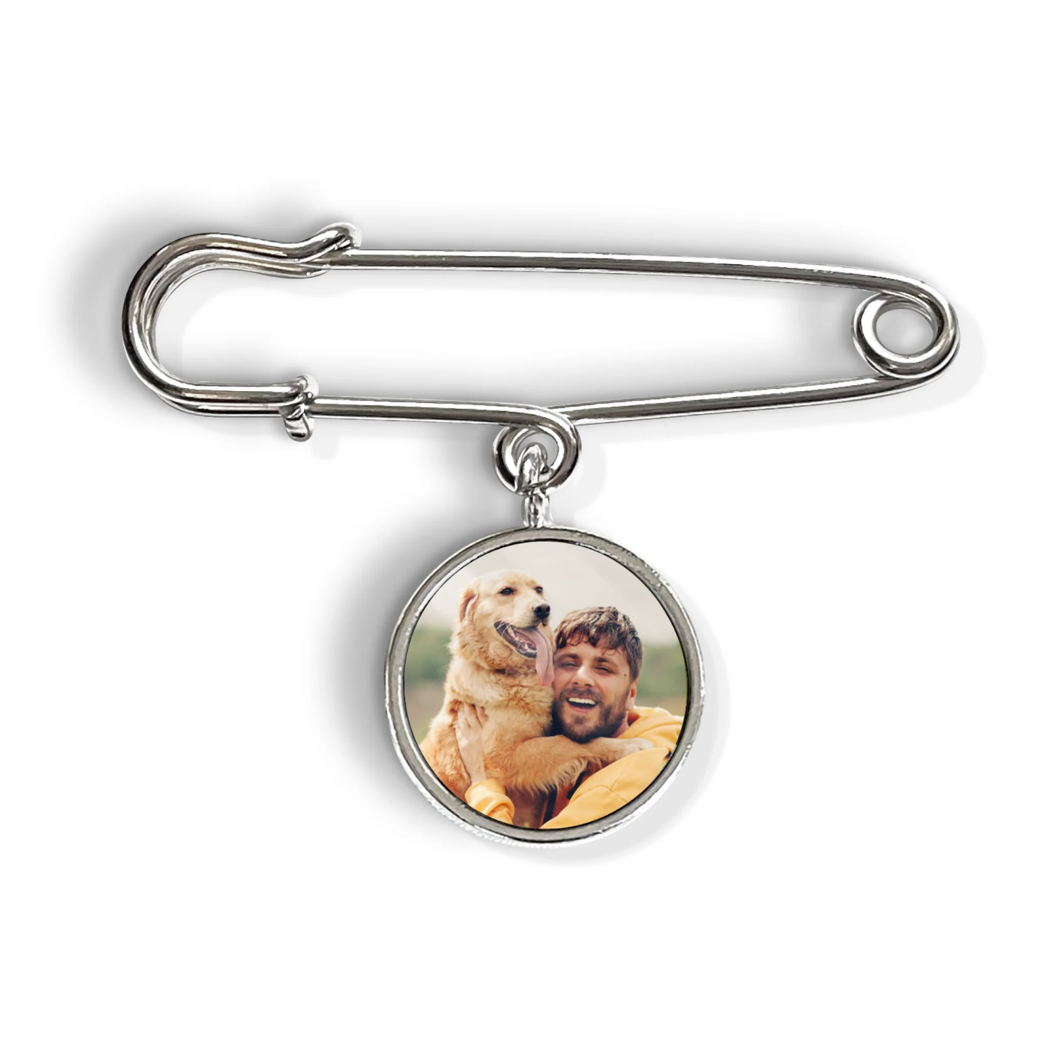 You Were My Happiest Hello And My Hardest Goodbye - Personalized Lapel Pin, Memorial Gift For Dog Lover