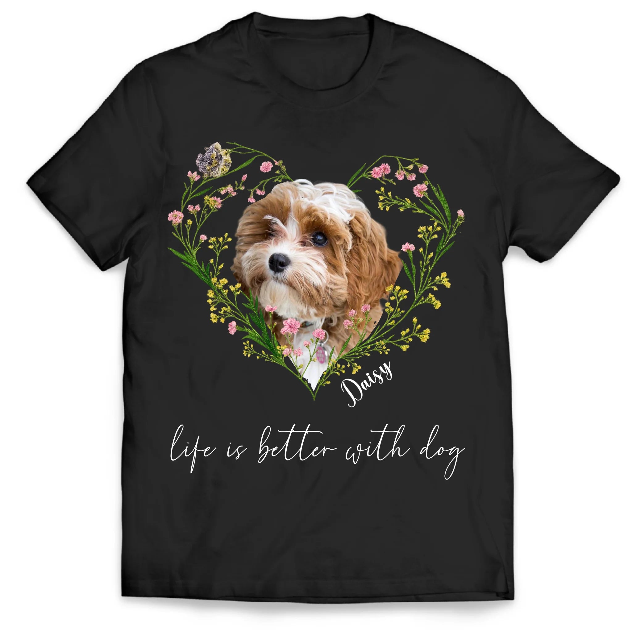Life Is Better With Dog - Personalized T-shirt, Gift For Dog Lover