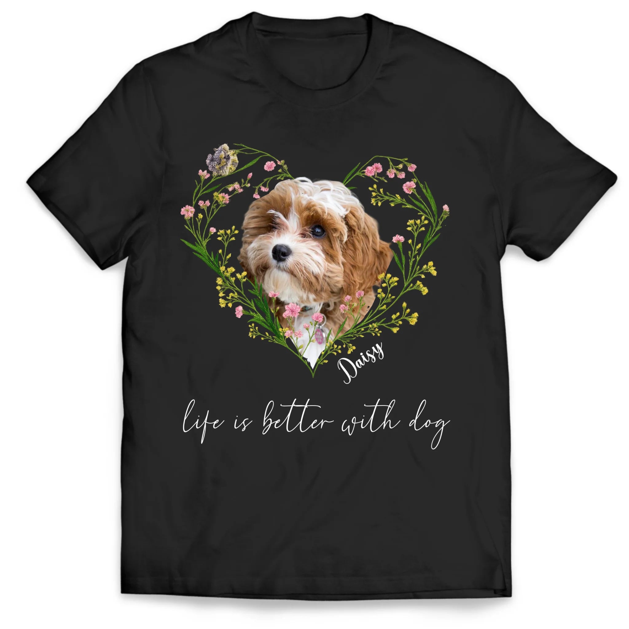 Life Is Better With Dog - Personalized T-shirt, Gift For Dog Lover