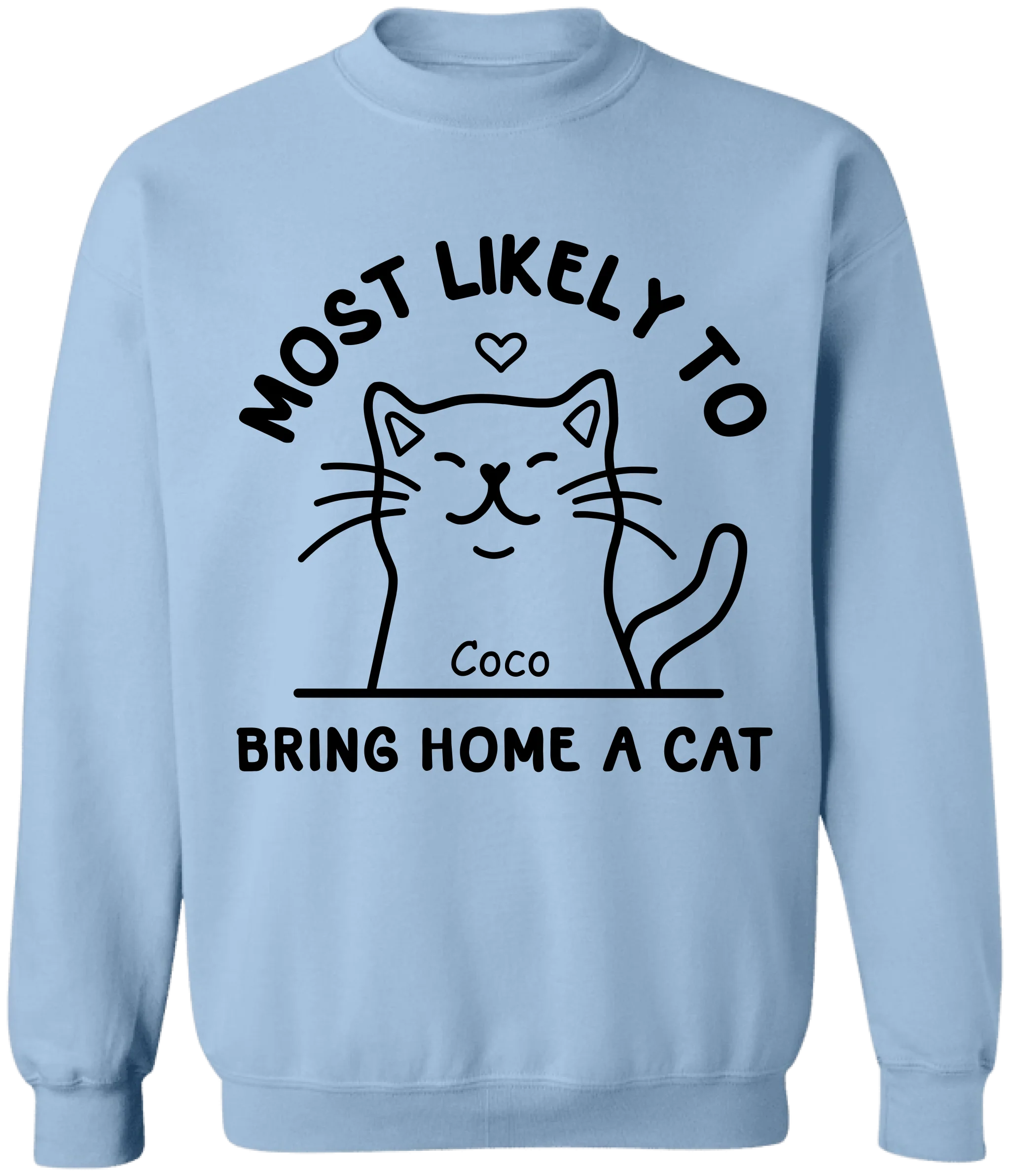 Most Likely To Bring Home A Cat - Personalized T-Shirt, Gift For Cat Lover