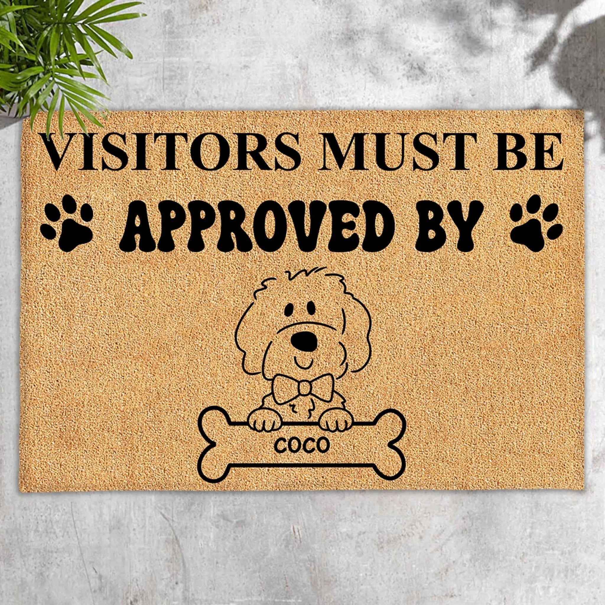 Custom Welcome To Dog House - Personalized Doormat, Funny Gift For Dog Lovers