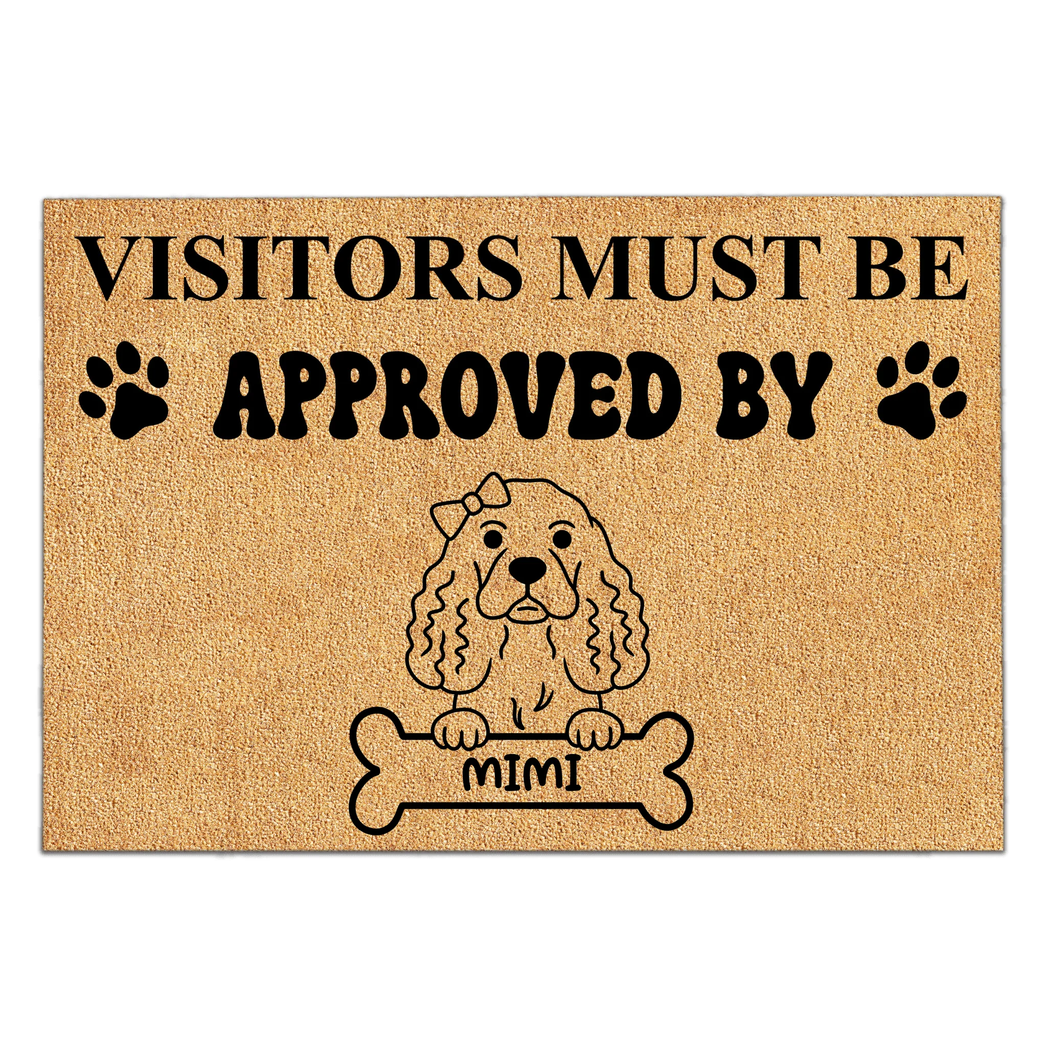 Custom Welcome To Dog House - Personalized Doormat, Funny Gift For Dog Lovers