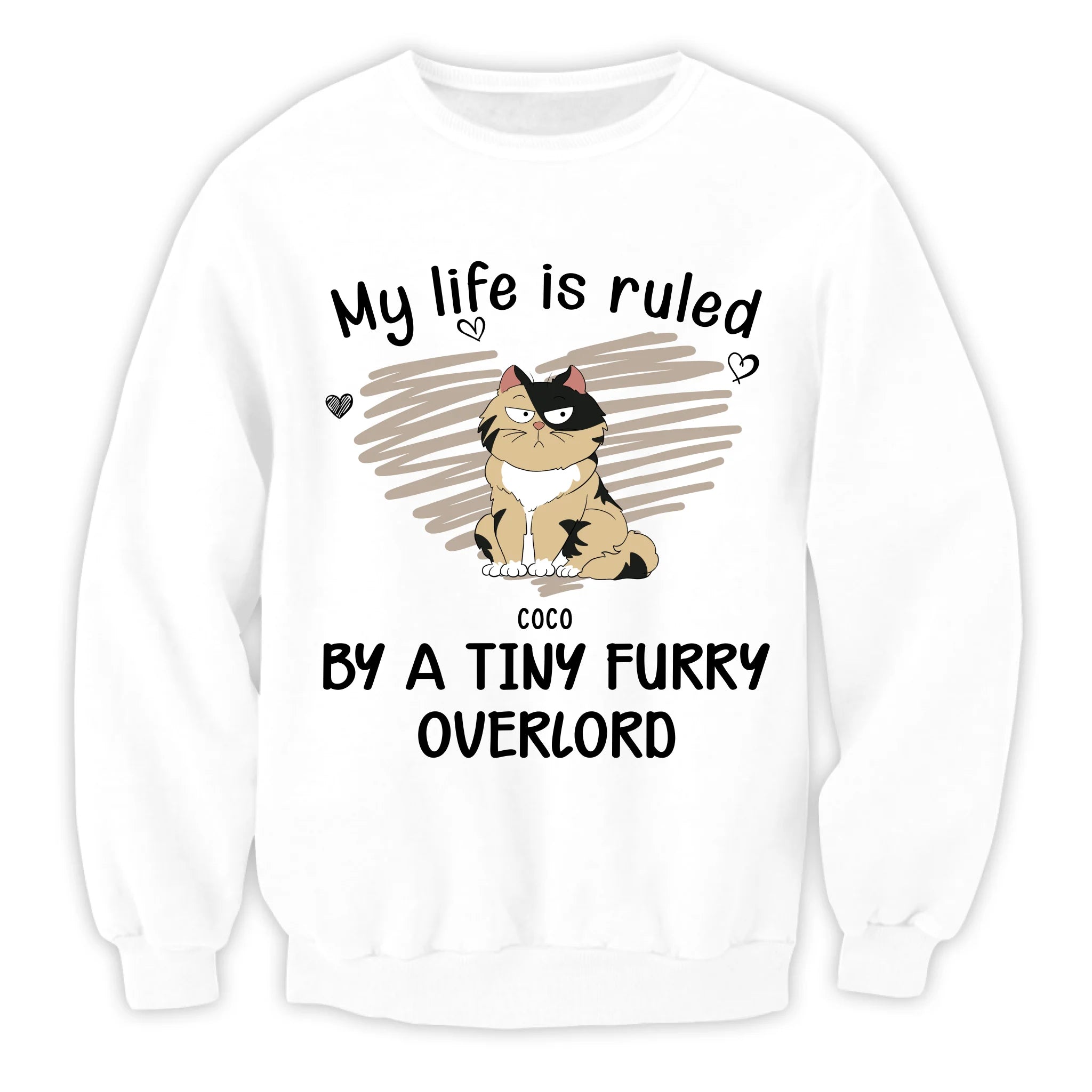 My Life Is Ruled By Cats - Personalized T-Shirt, Gift For Cat Mom, Cat Lady Shirt