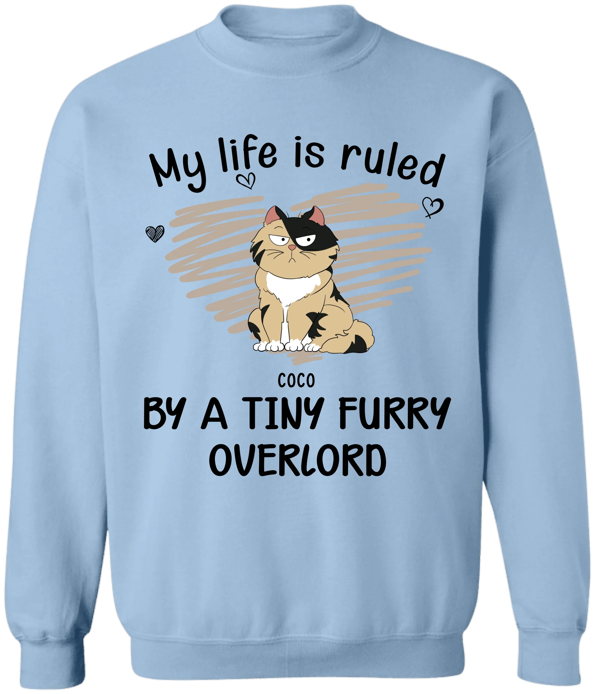 My Life Is Ruled By Cats - Personalized T-Shirt, Gift For Cat Mom, Cat Lady Shirt