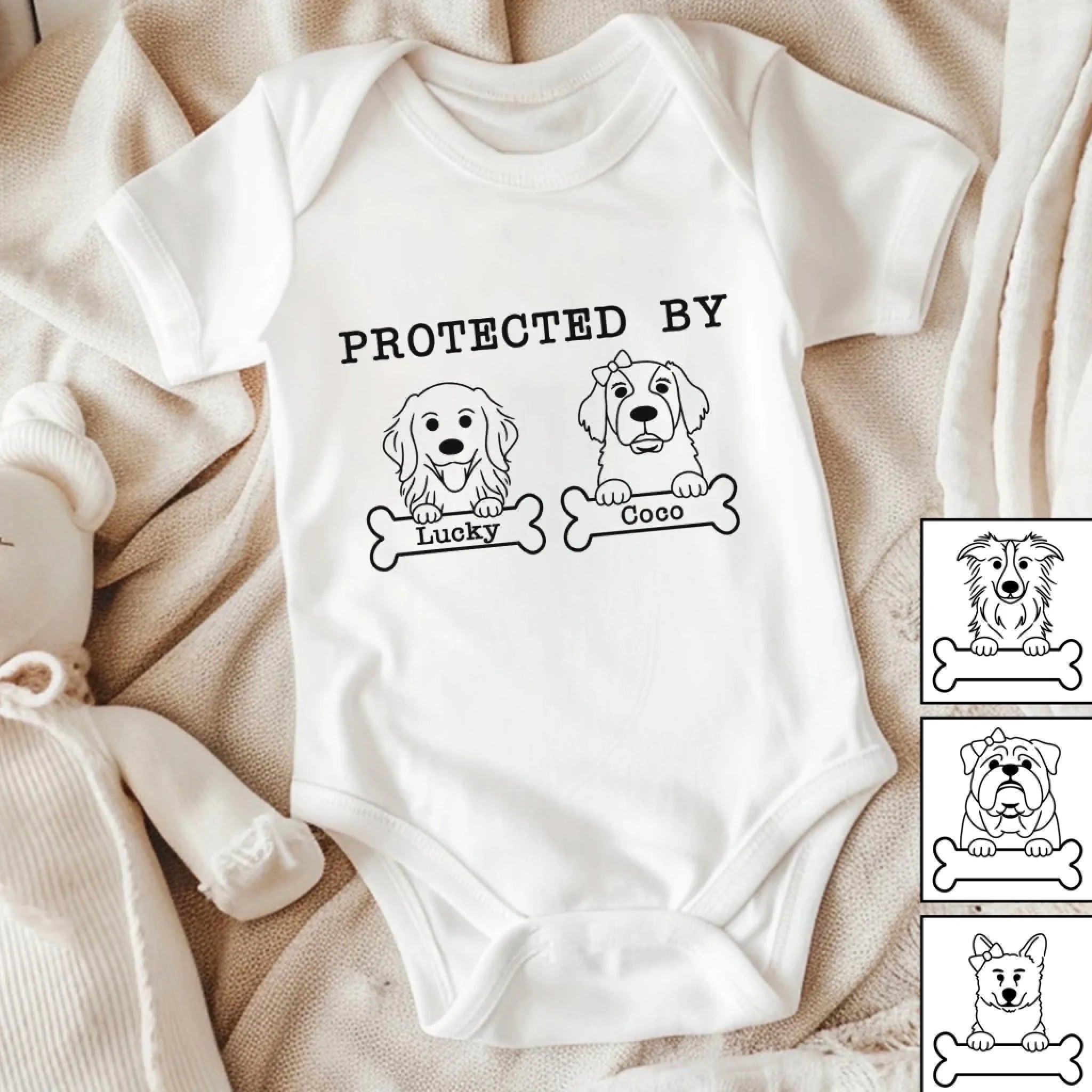 Protected By Dog Baby's Best Friend mk thumb