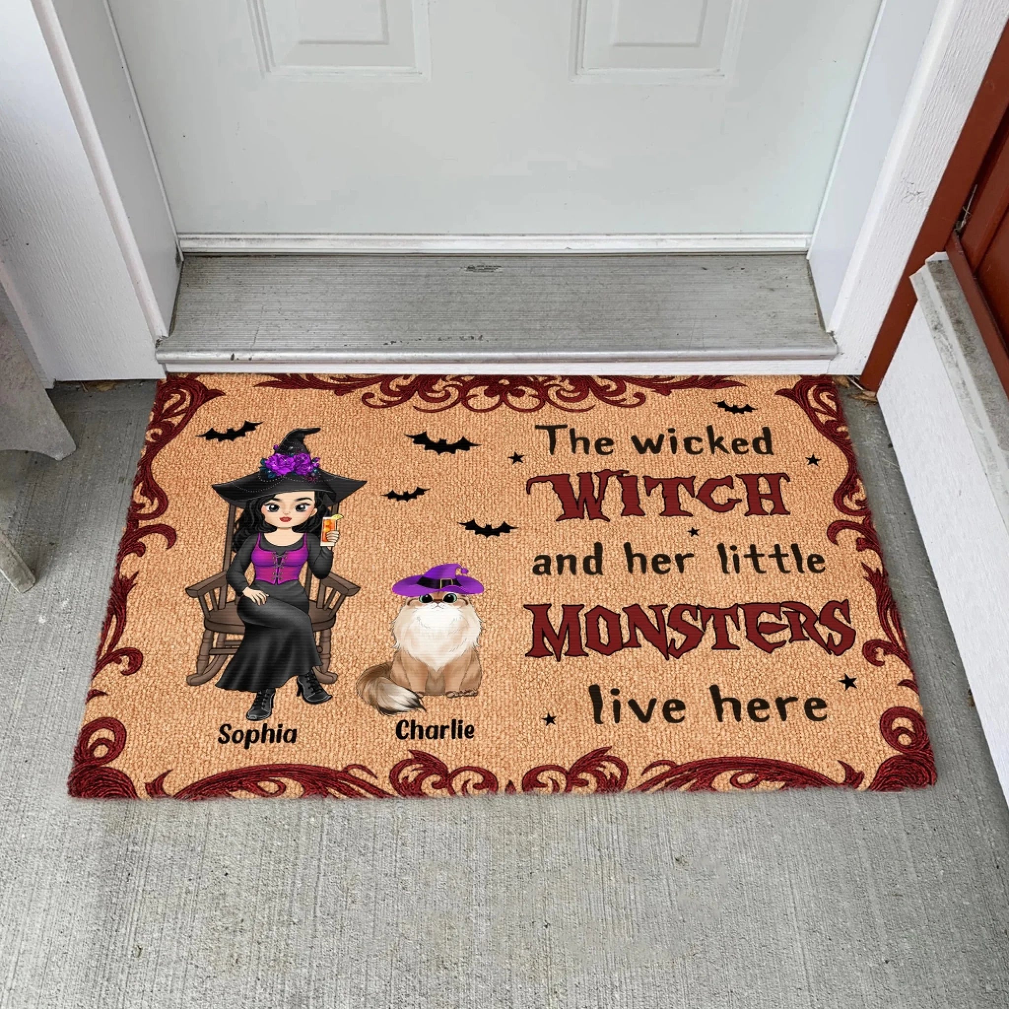 The wicked Witch and her little Monster live here mk 5