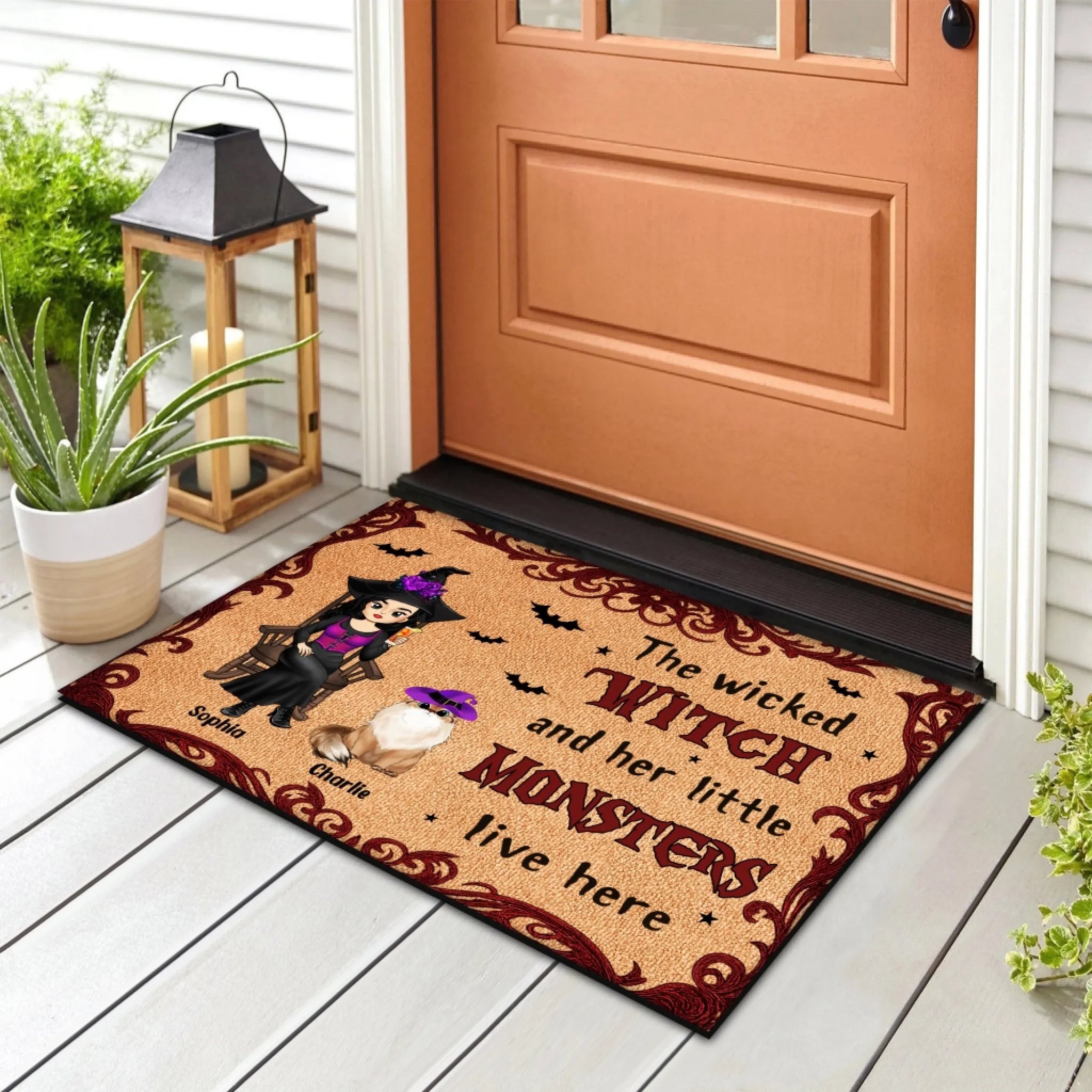 The wicked Witch and her little Monster live here mk 4