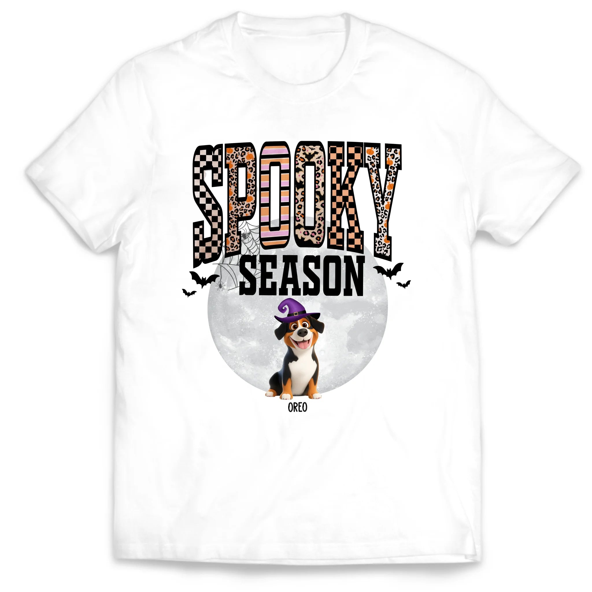 Scary Dog Spooky Season - Personalized T-Shirt, Gift For Dog Lovers, Halloween Gift