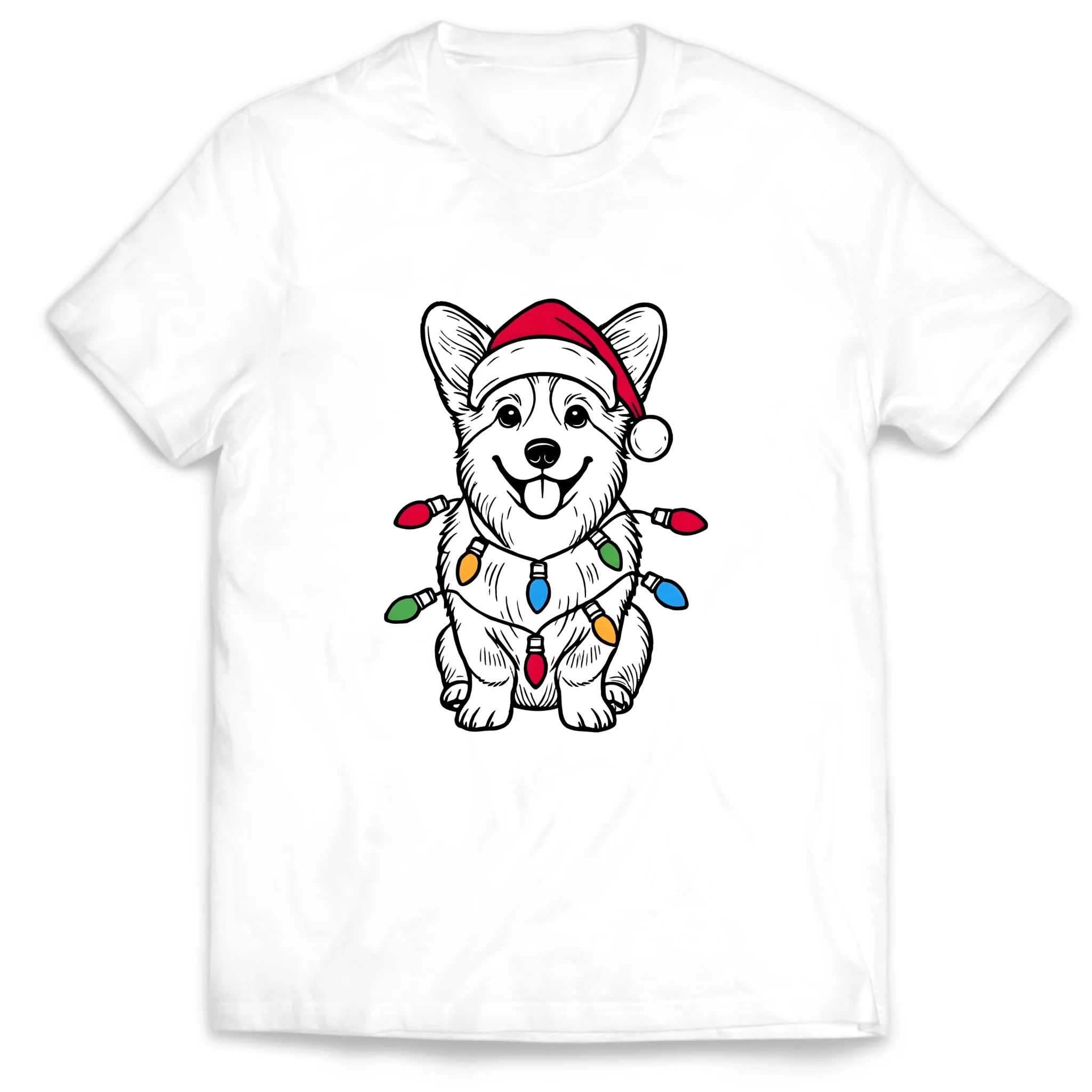 Holiday Santa Dog Christmas - Personalized T-shirt/ Sweatshirt, Gift For Dog Lover