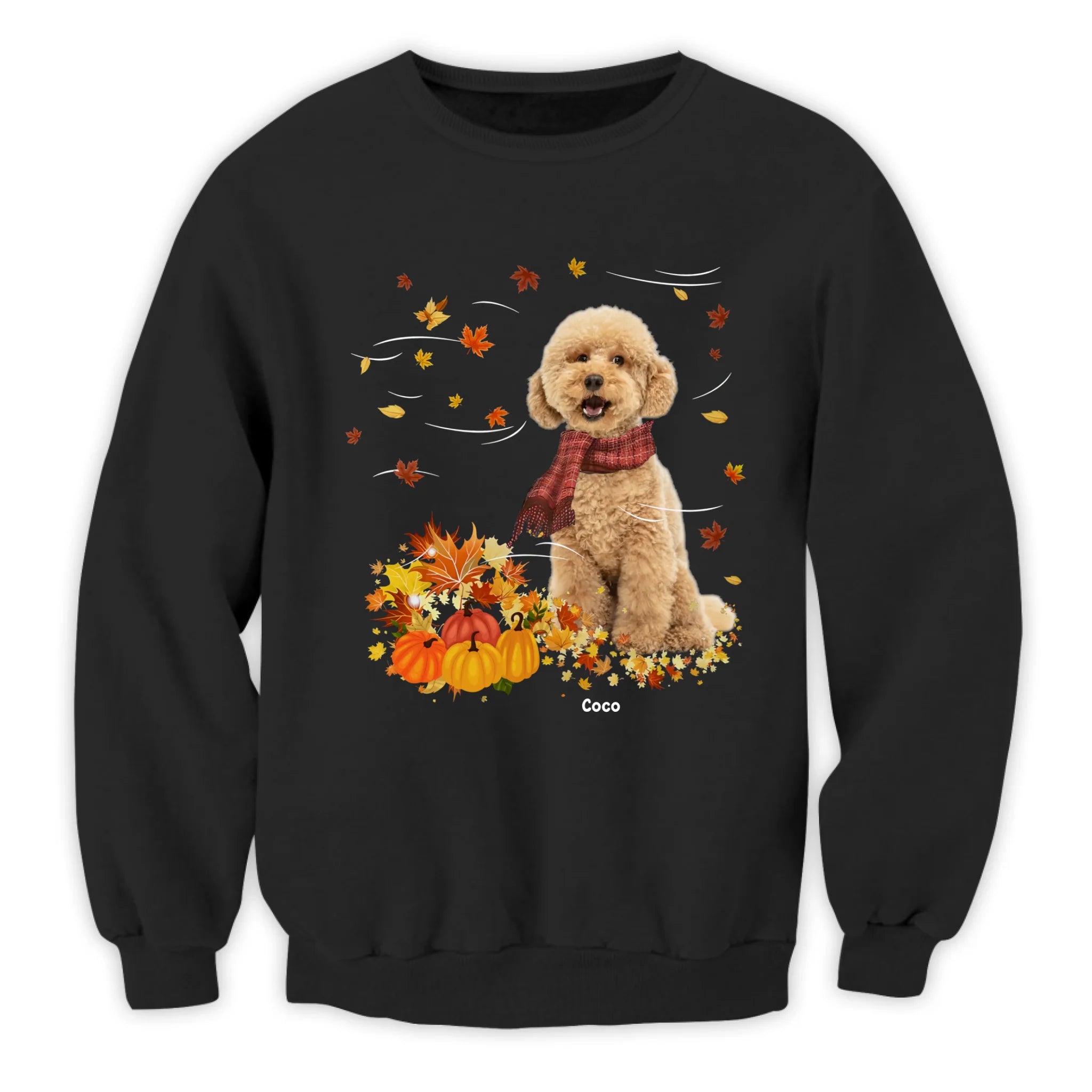 Autumn Dog - Personalized T-Shirt, Gift For Dog Lovers, Autumn Dog