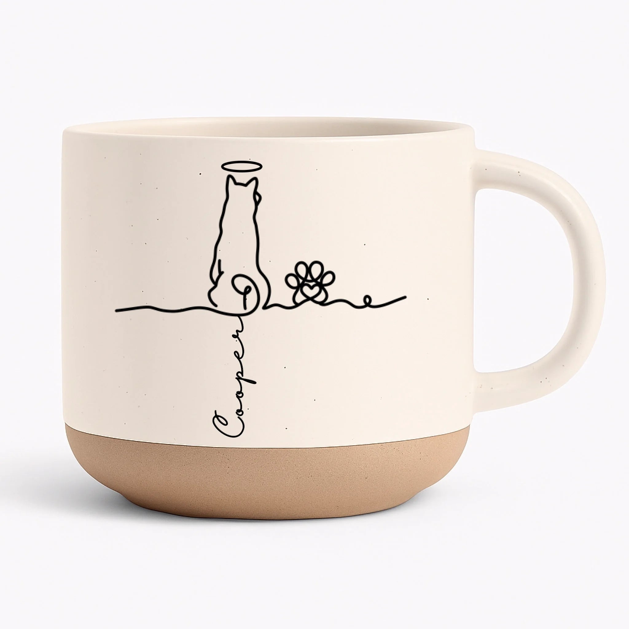 Pottery Mug - white