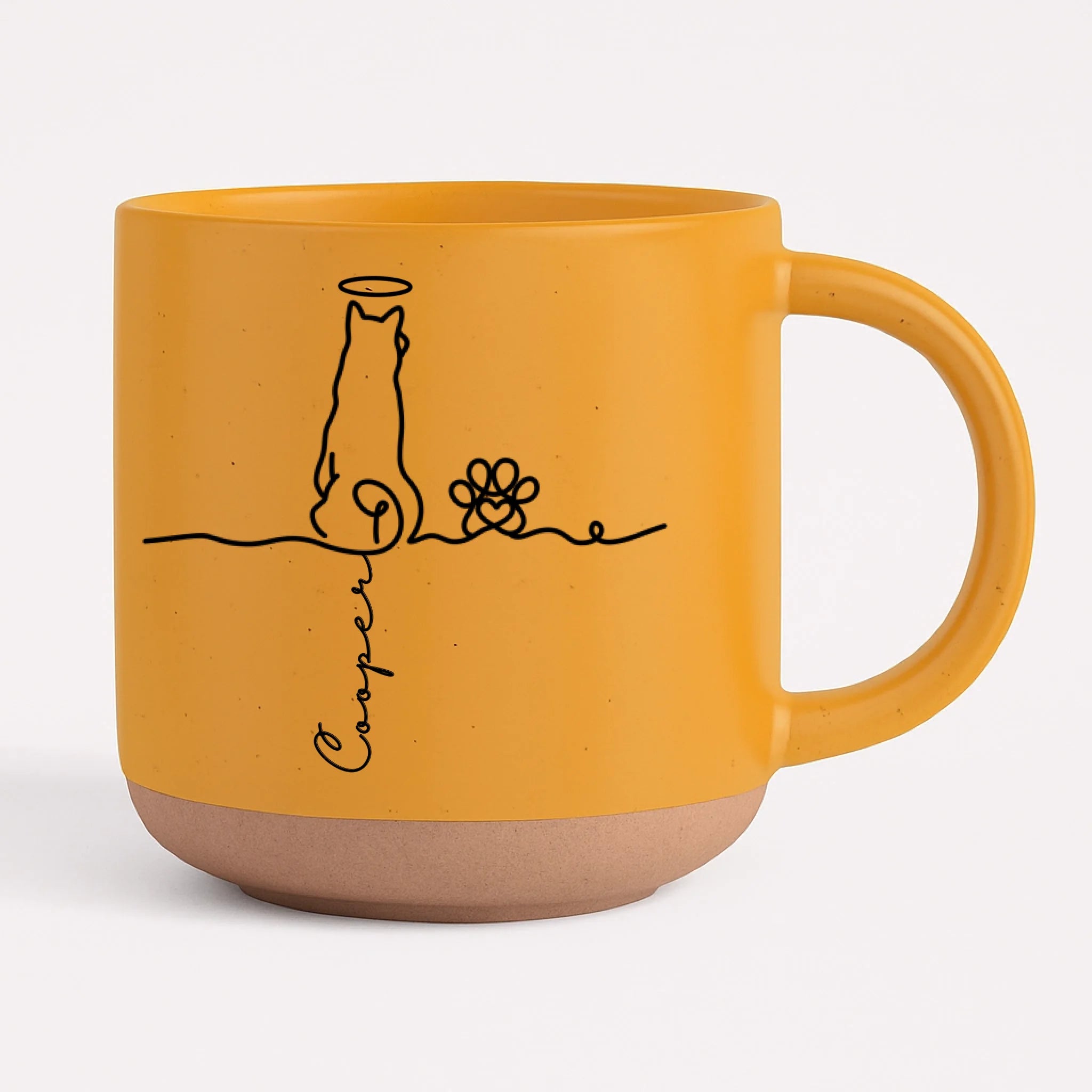 Pottery Mug - yellow