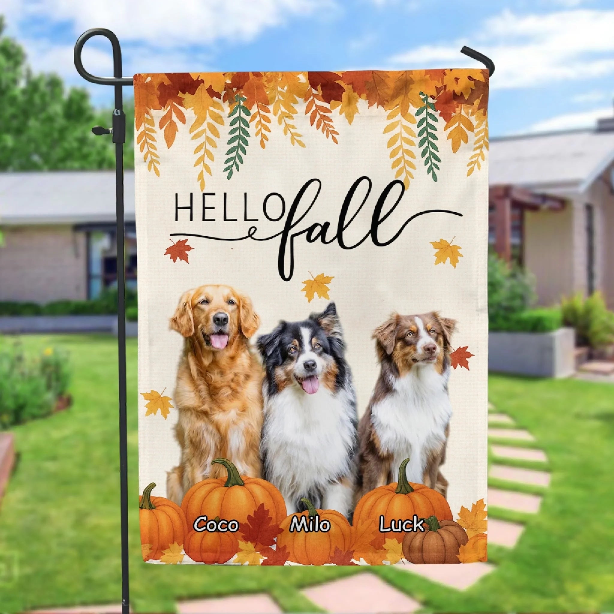 Pumpkin Patch Dog Autumn mk 2