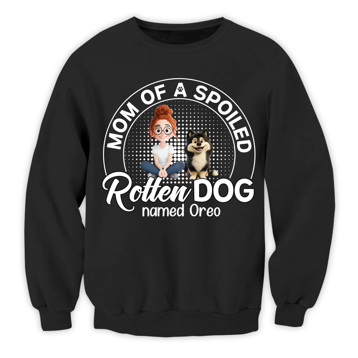 Mom/Dad Of Spoiled Rotten Dog - Personalized T-Shirt, Gift For Dog Lovers, Mother’s Day Gift, Father’s Day Gift For Dog Lovers