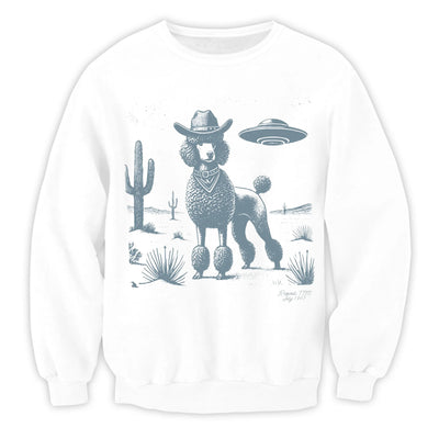 Dog Breed Vintage Shirt UFO Wester - Personalized T-Shirt, Gift For Dog Lovers