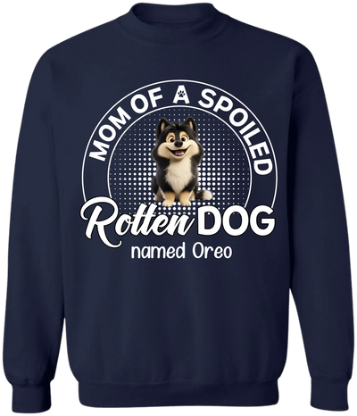 Spoiled Rotten Dog - Personalized T-Shirt, Gift Idea For Dog Mom/Dog Dad - 125TS03UP