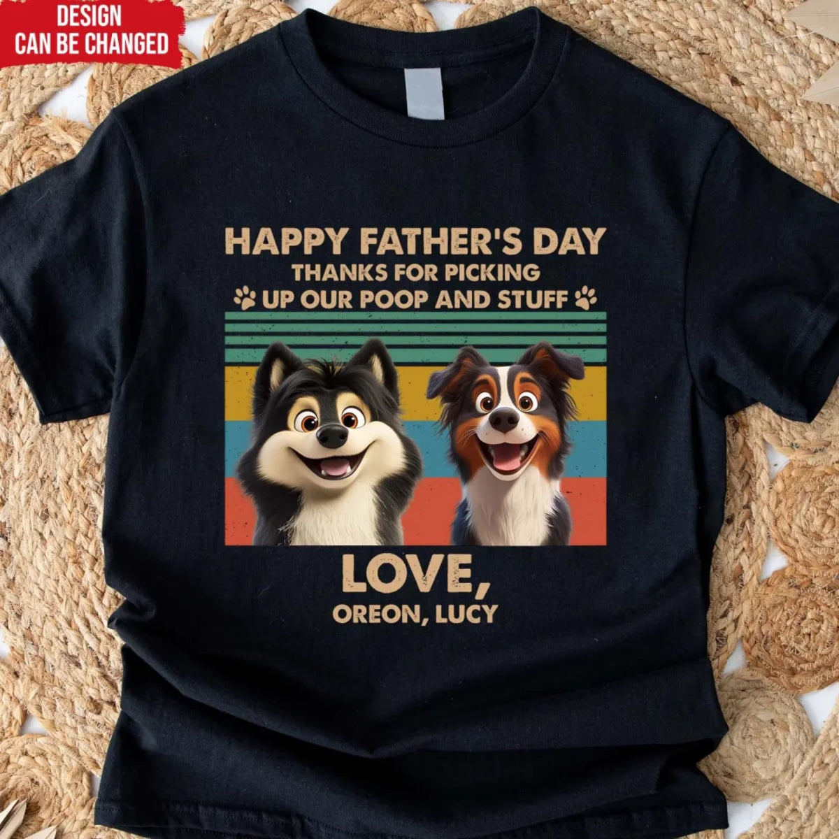 Thank For Picking Up Our Poop - Personalized T-Shirt, Gift For Dog Mom/ Dog Dad