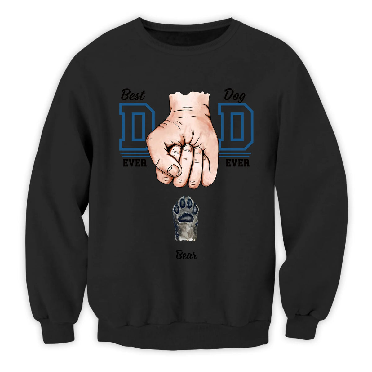 Funny Best Dog Dad Ever - Personalized T-Shirt, Gift For Dog Dad, Dog Lover Gift