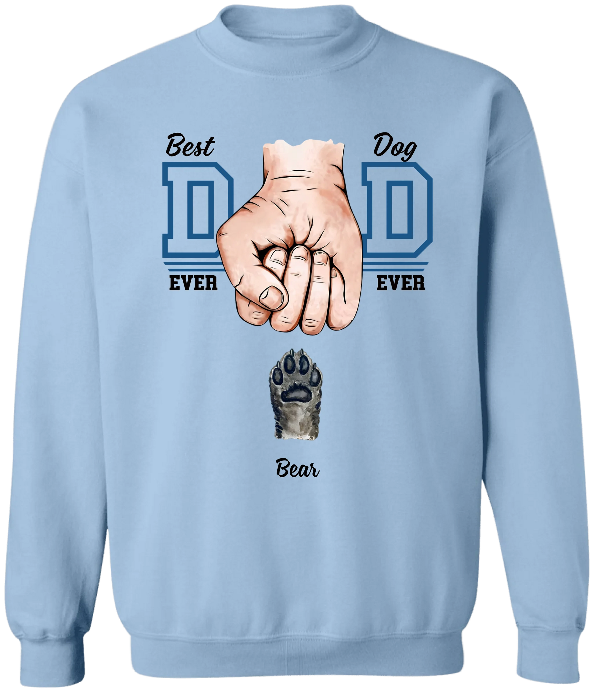 Funny Best Dog Dad Ever - Personalized T-Shirt, Gift For Dog Dad, Dog Lover Gift
