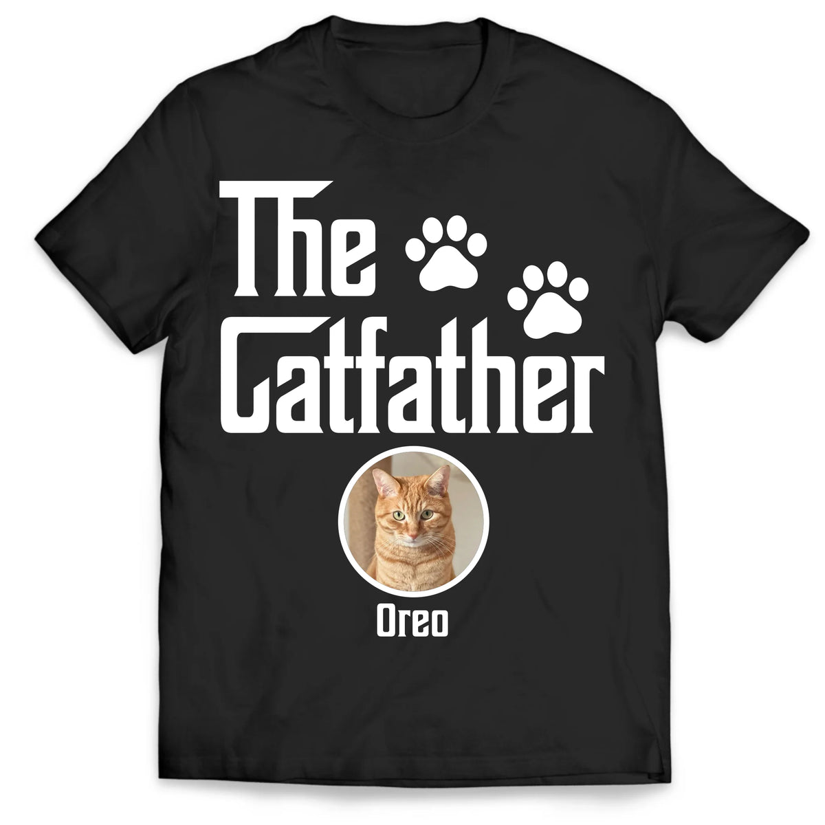 The Cat Father - Personalized T-Shirt, Gift for Cat Dad, Father's Day gift for Cat Lover