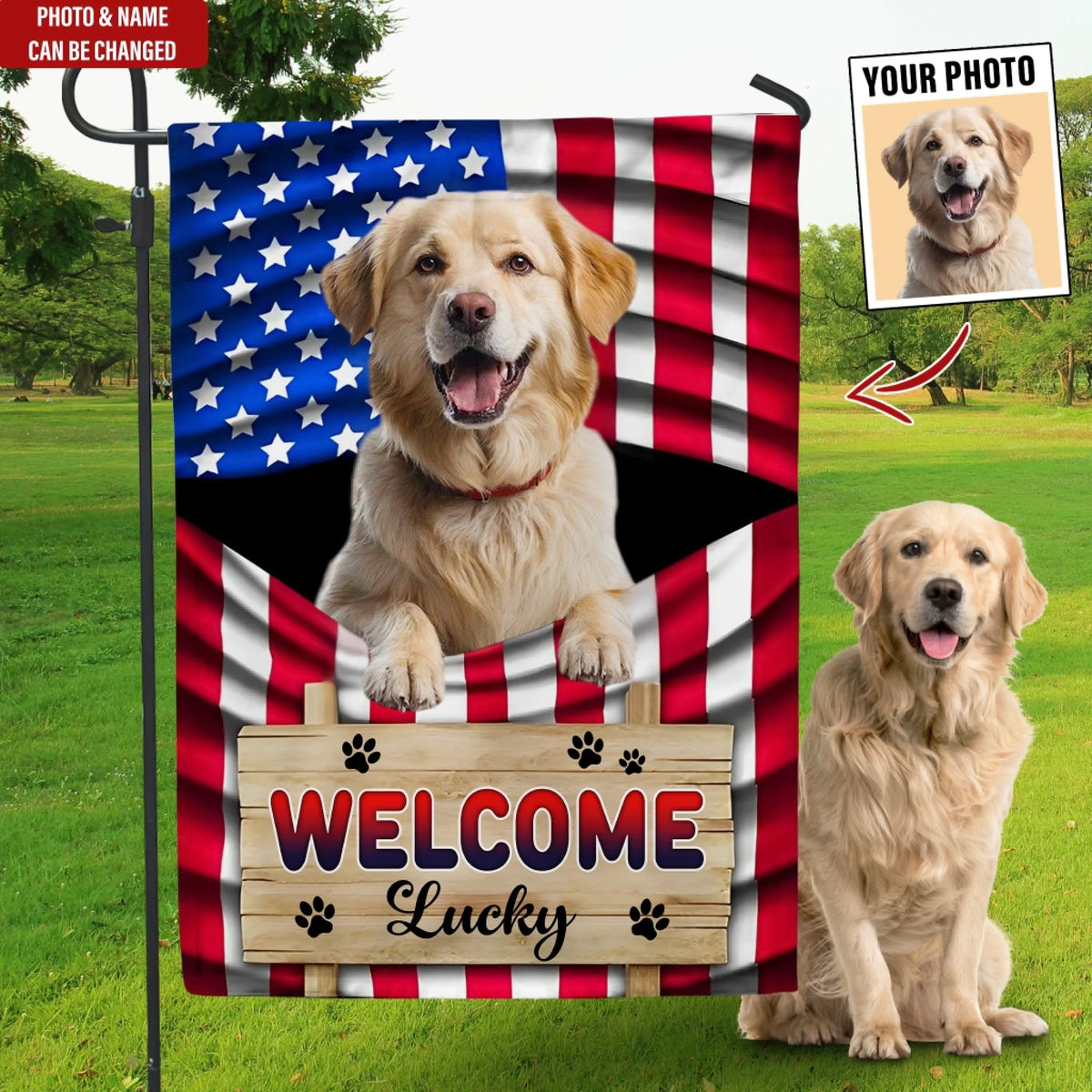 Welcome Dog American mk ads,