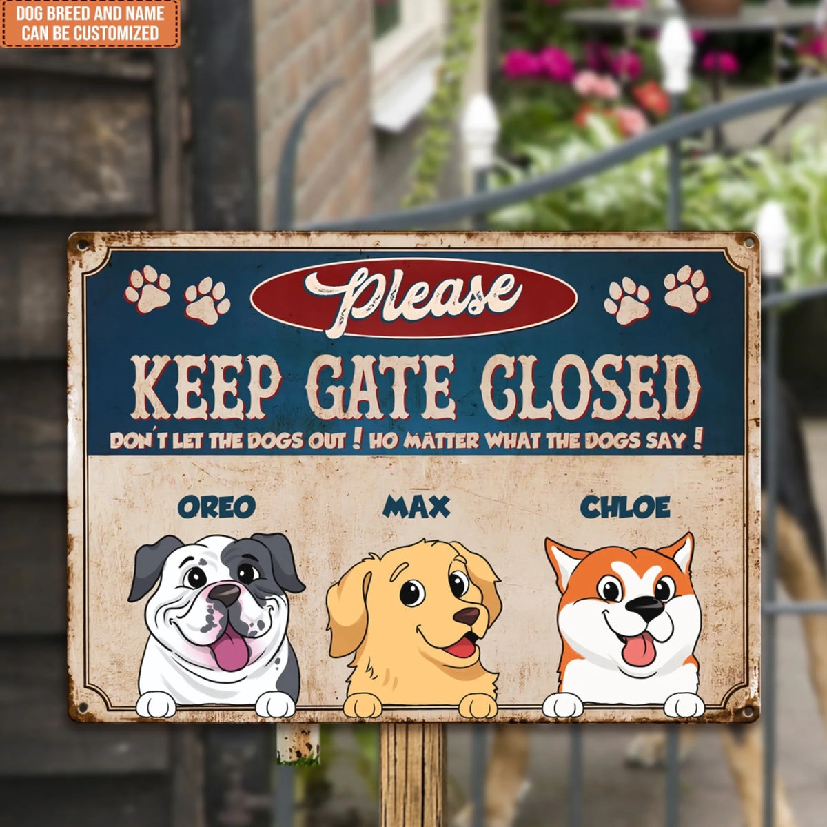 Good Dogs Only Sign Metal Sign For Dog - Pawuni