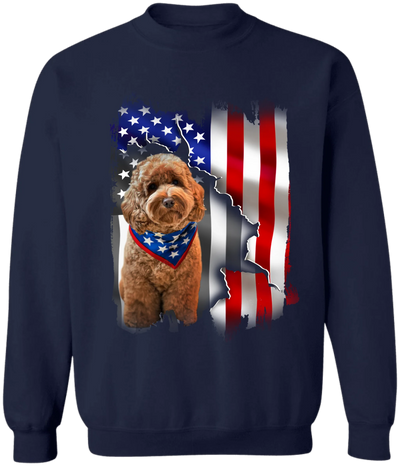 Independence Day Pet Flag - Personalized T-Shirt, 4th Of July Gift, Pet Flag T-Shirt