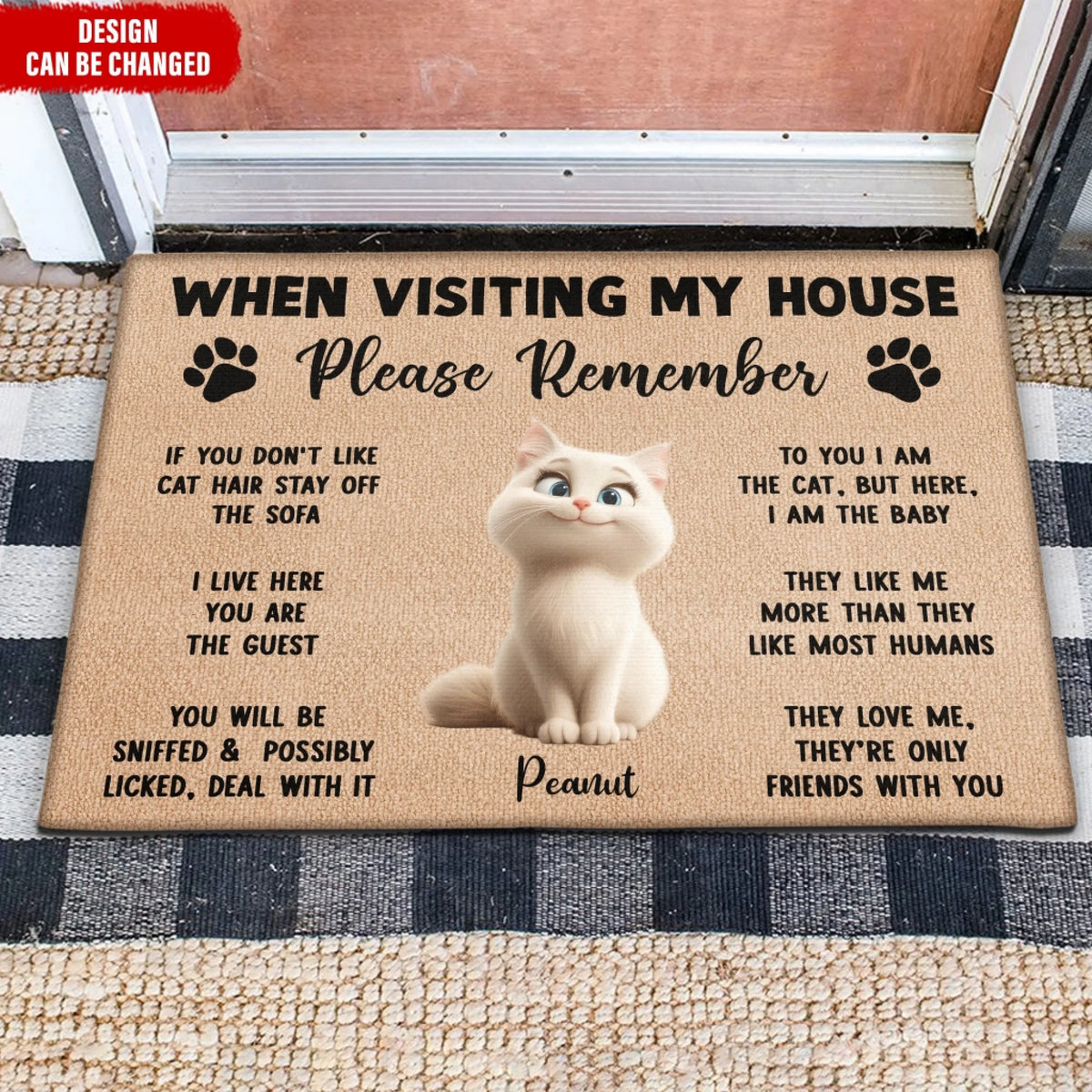 Please Remember When Visiting Cats House mk ads