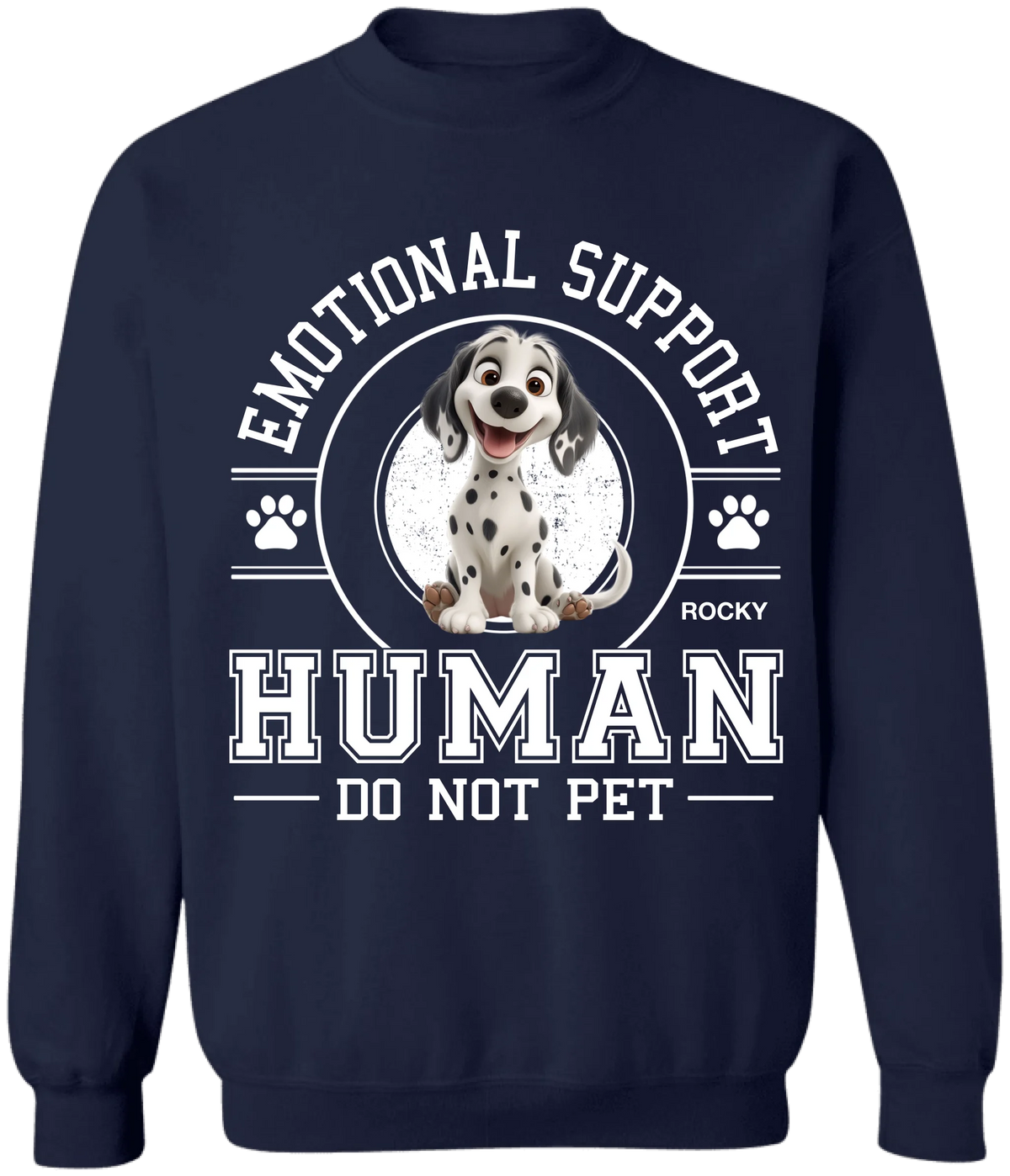 Emotional Support Human - Personalized T-Shirt, Gift For Dog Lovers