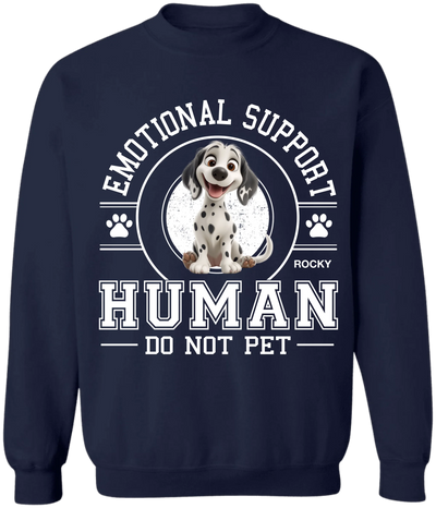 Emotional Support Human - Personalized T-Shirt, Gift For Dog Lovers