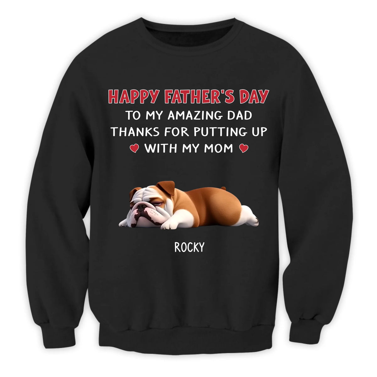 Thanks For Putting Up With My Mom - Personalized T-Shirt, Gift For Dog Lovers, Dog Dad