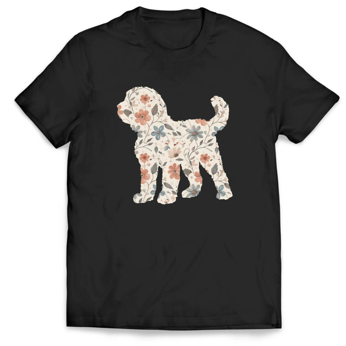 Floral Dog Breed - Personalized T-Shirt, Gift For Dog Lovers, Dog Owner Mama Gift