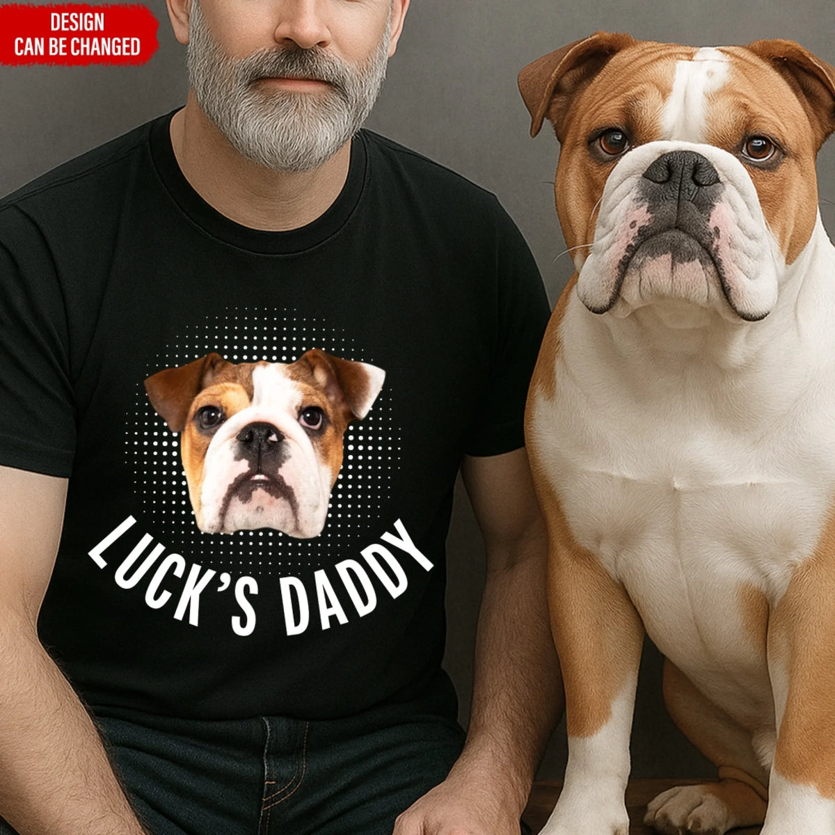 Custom Pet Portrait Photo - Personalized T-Shirt, Gift For Pet Owners, Dog Mom/Dog Dad