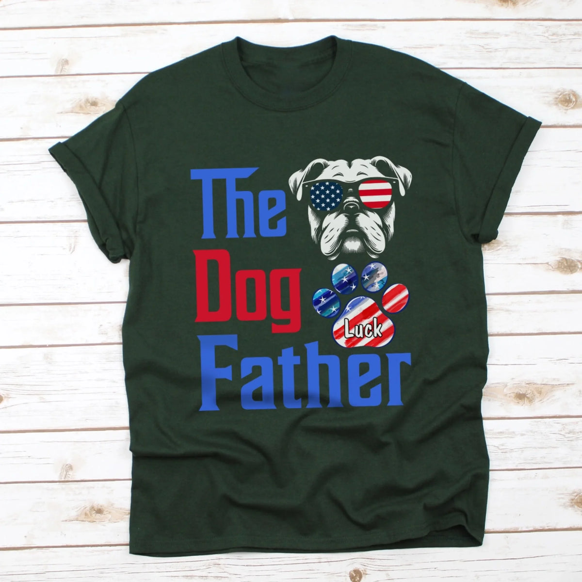 The Dog Mother 4th of July US Flag Star mk 5