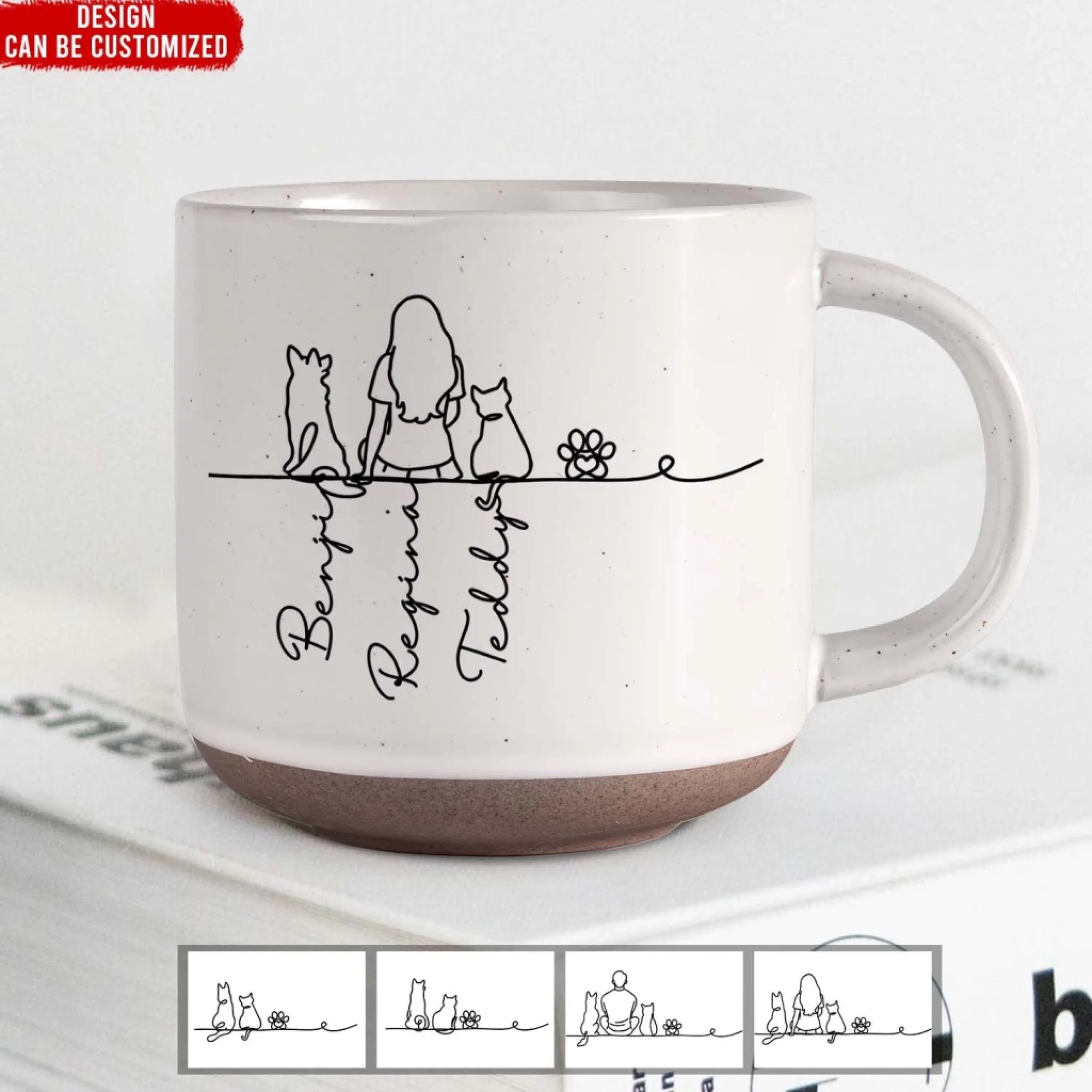 Pottery Mug - white