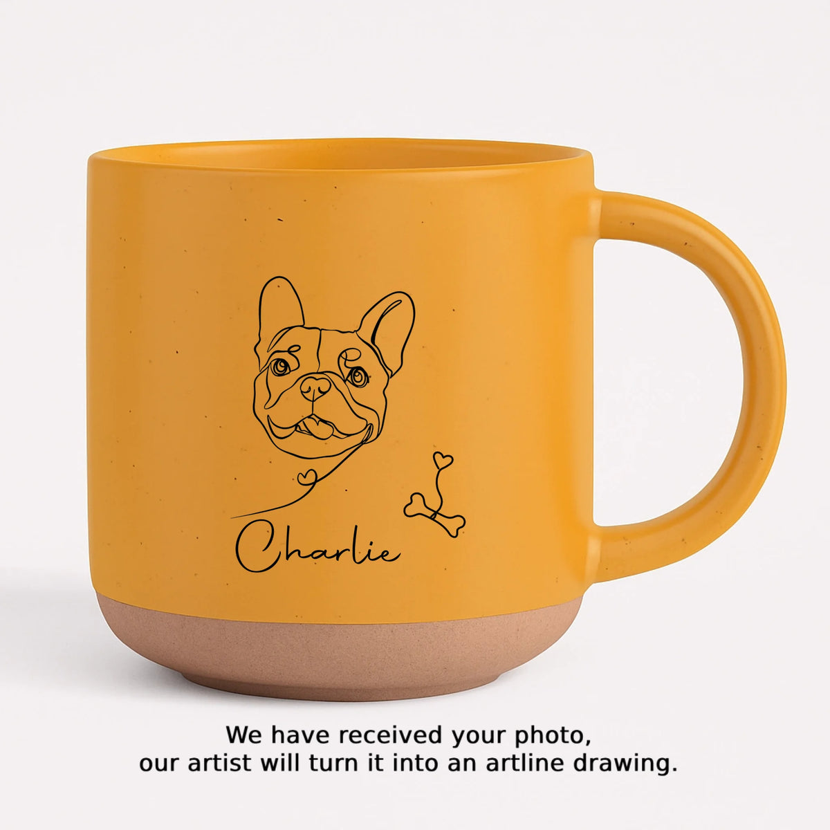 Pottery Mug - yellow